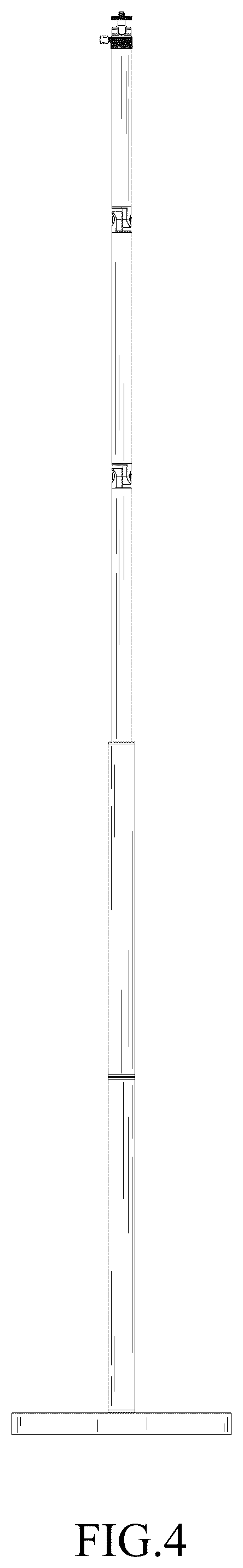 Patent USD1123908 Figure 4 – Microphone stand
