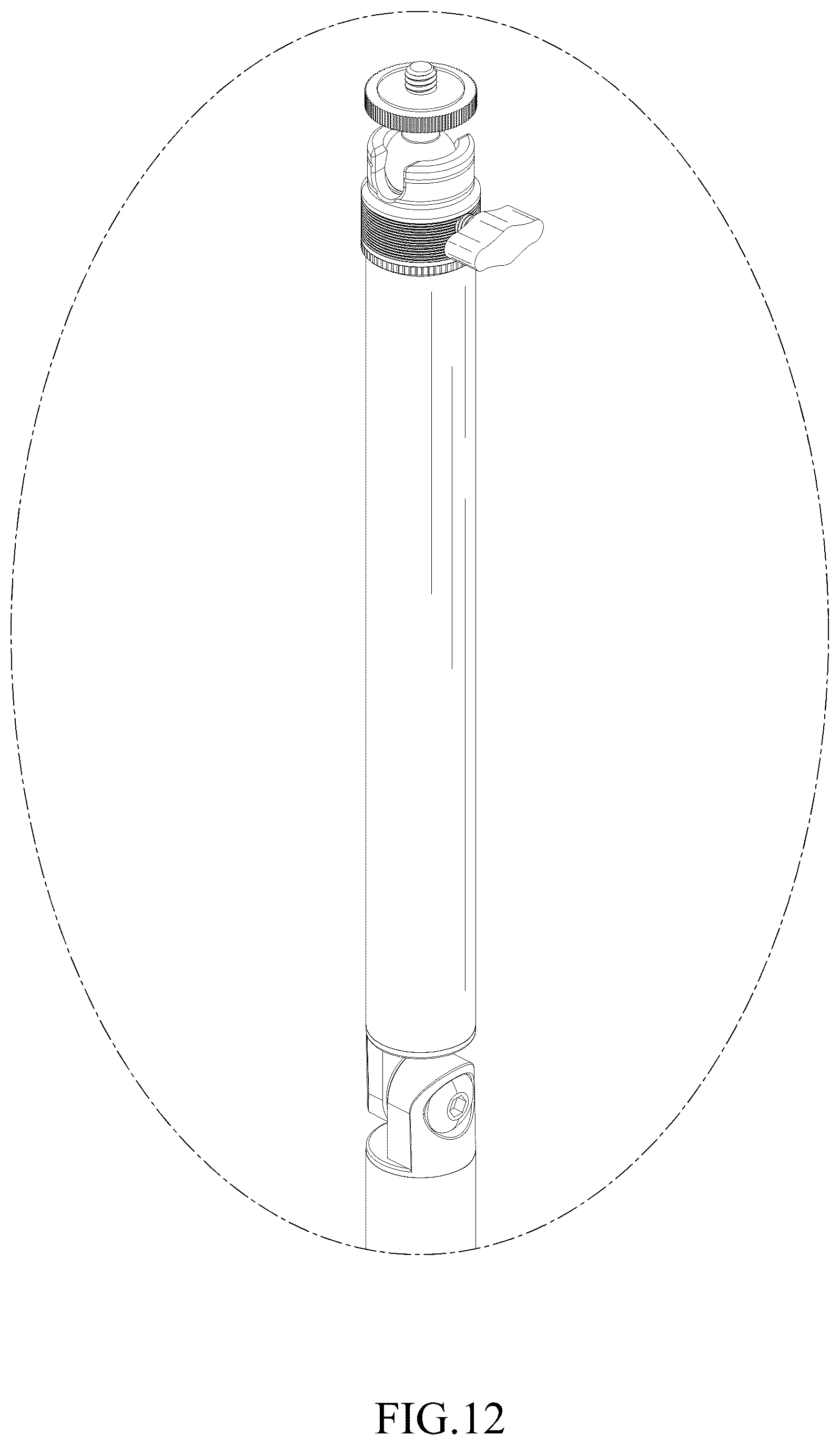 Patent USD1123908 Figure 12 – Microphone stand