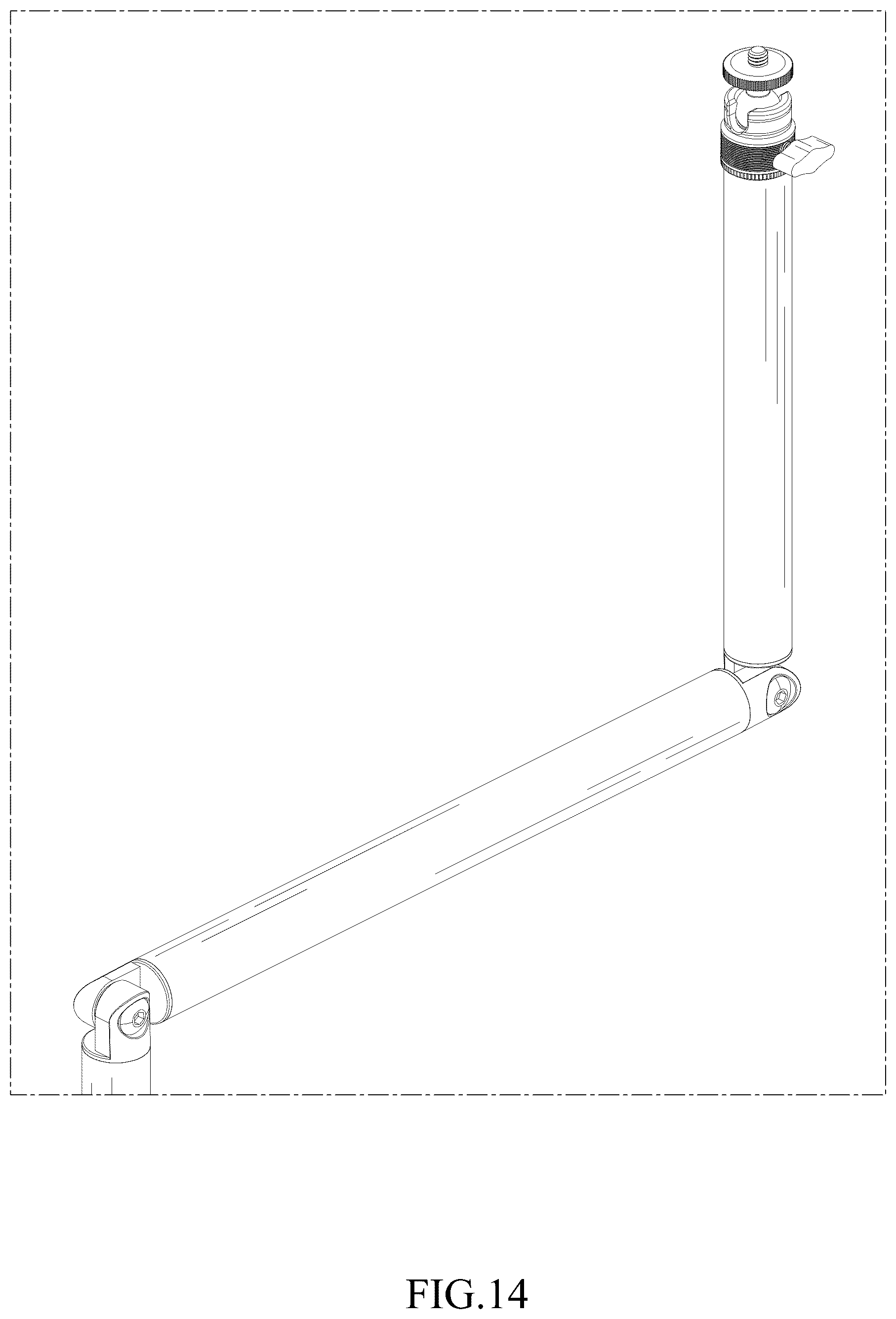 Patent USD1123908 Figure 14 – Microphone stand