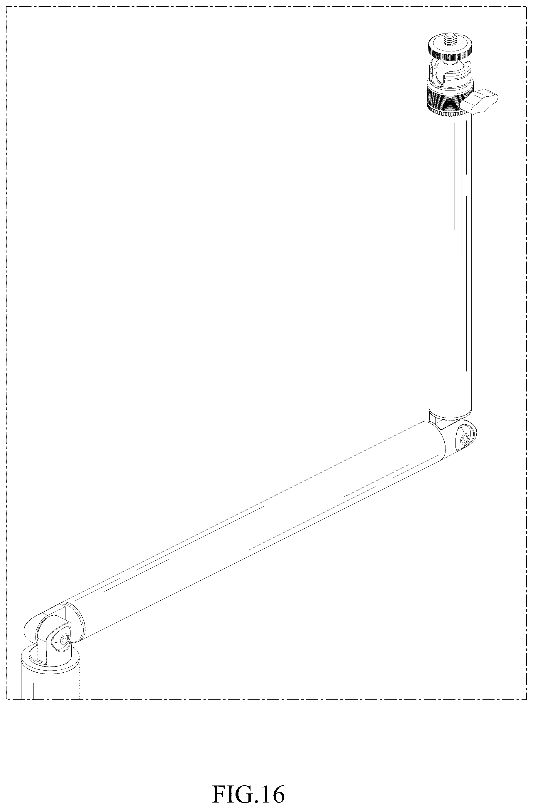 Patent USD1123908 Figure 16 – Microphone stand