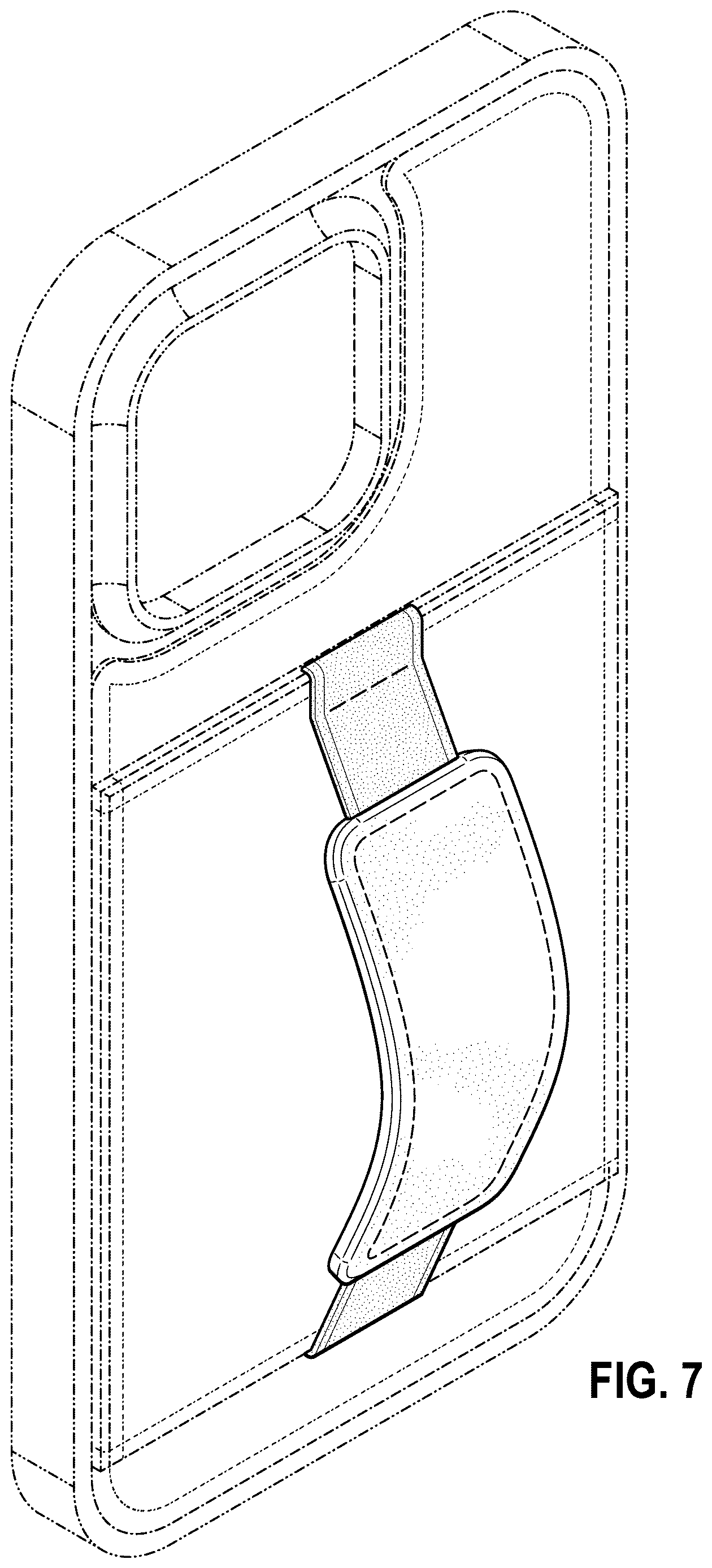 Patent USD1123910 Figure 5 – Cell phone case with strap