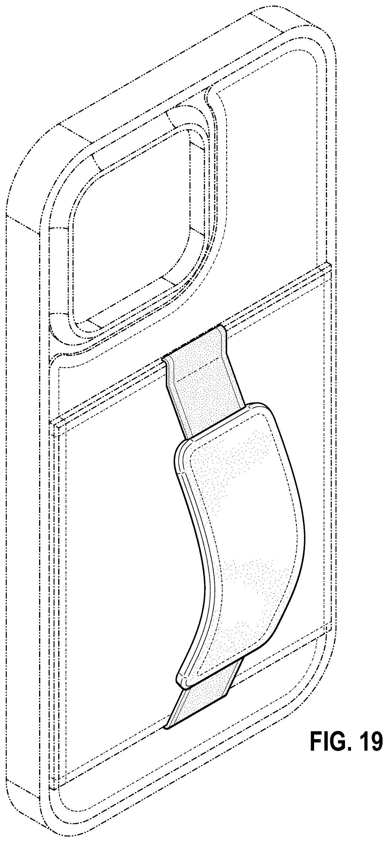 Patent USD1123910 Figure 13 – Cell phone case with strap