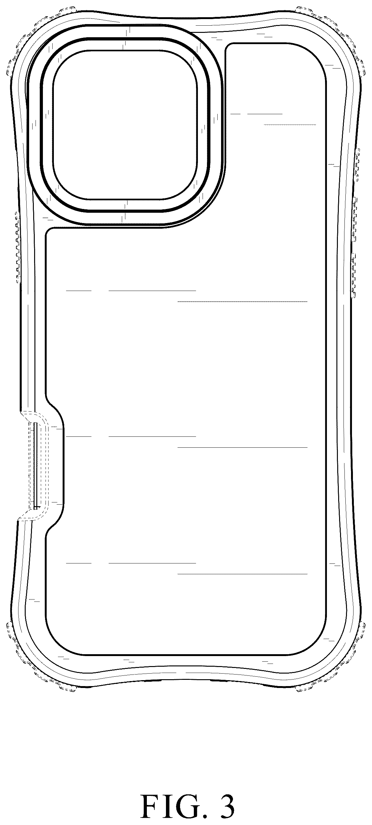 Patent USD1123911 Figure 3 – Phone case