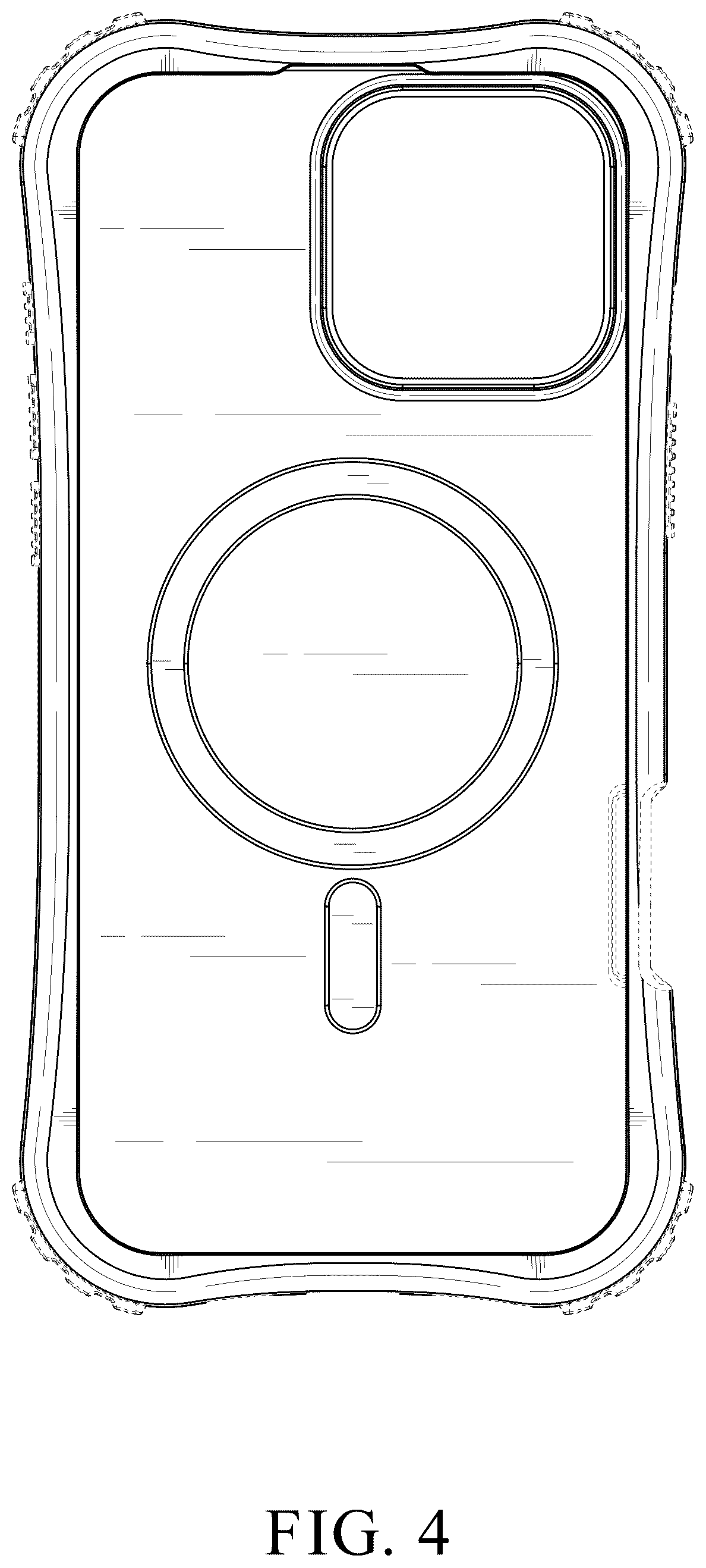 Patent USD1123911 Figure 4 – Phone case