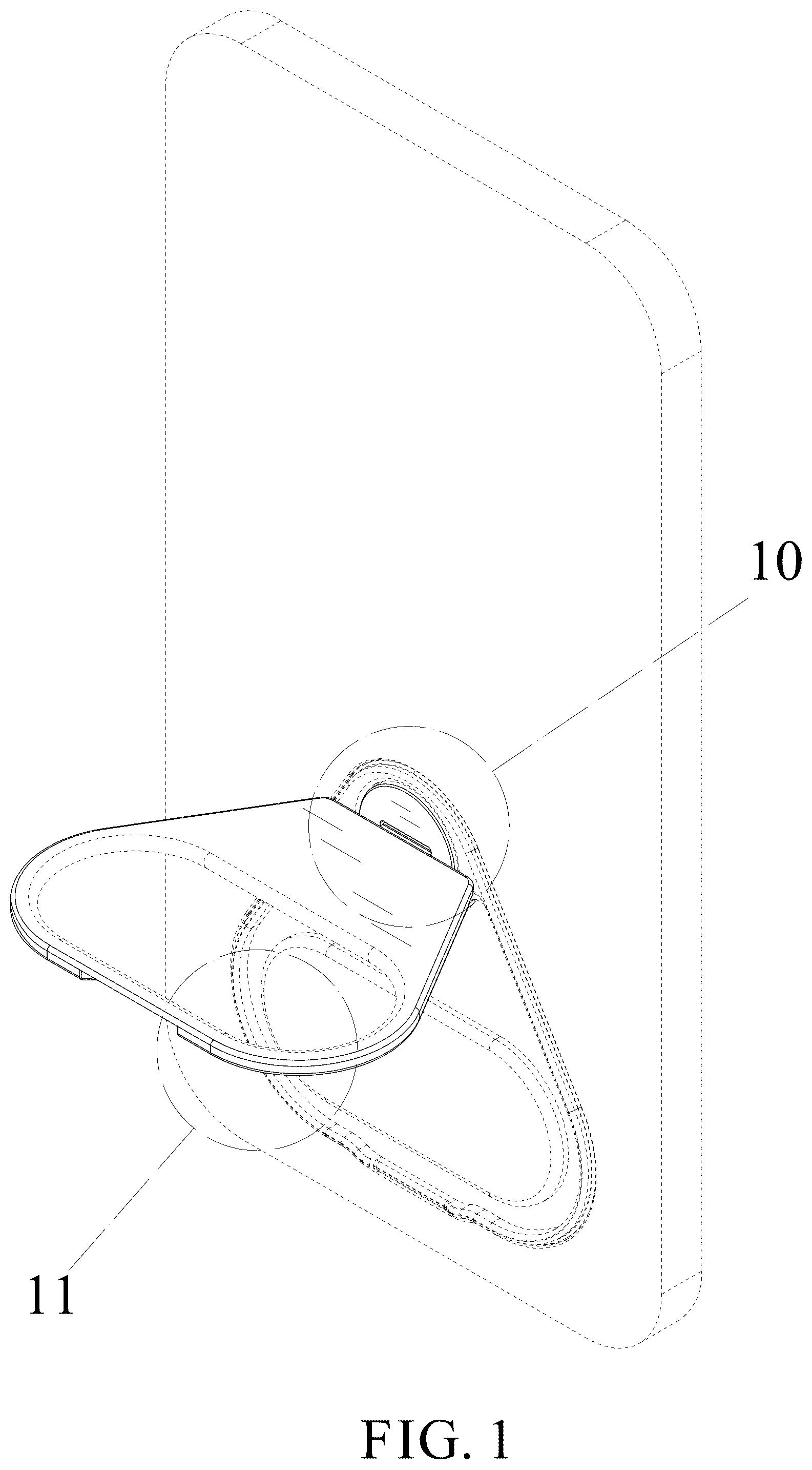 Patent USD1123912 Figure 1 – Case for mobile phone