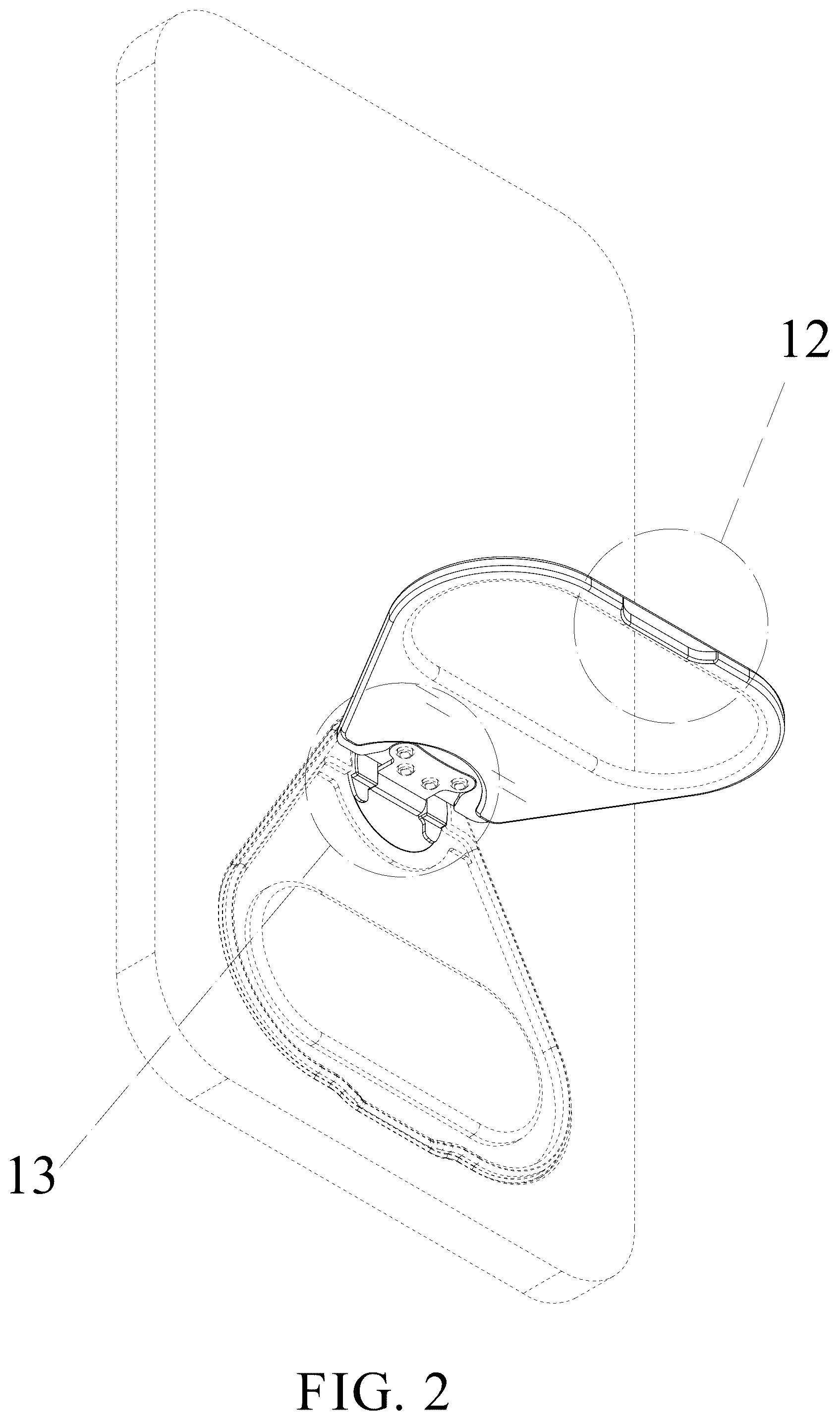 Patent USD1123912 Figure 2 – Case for mobile phone