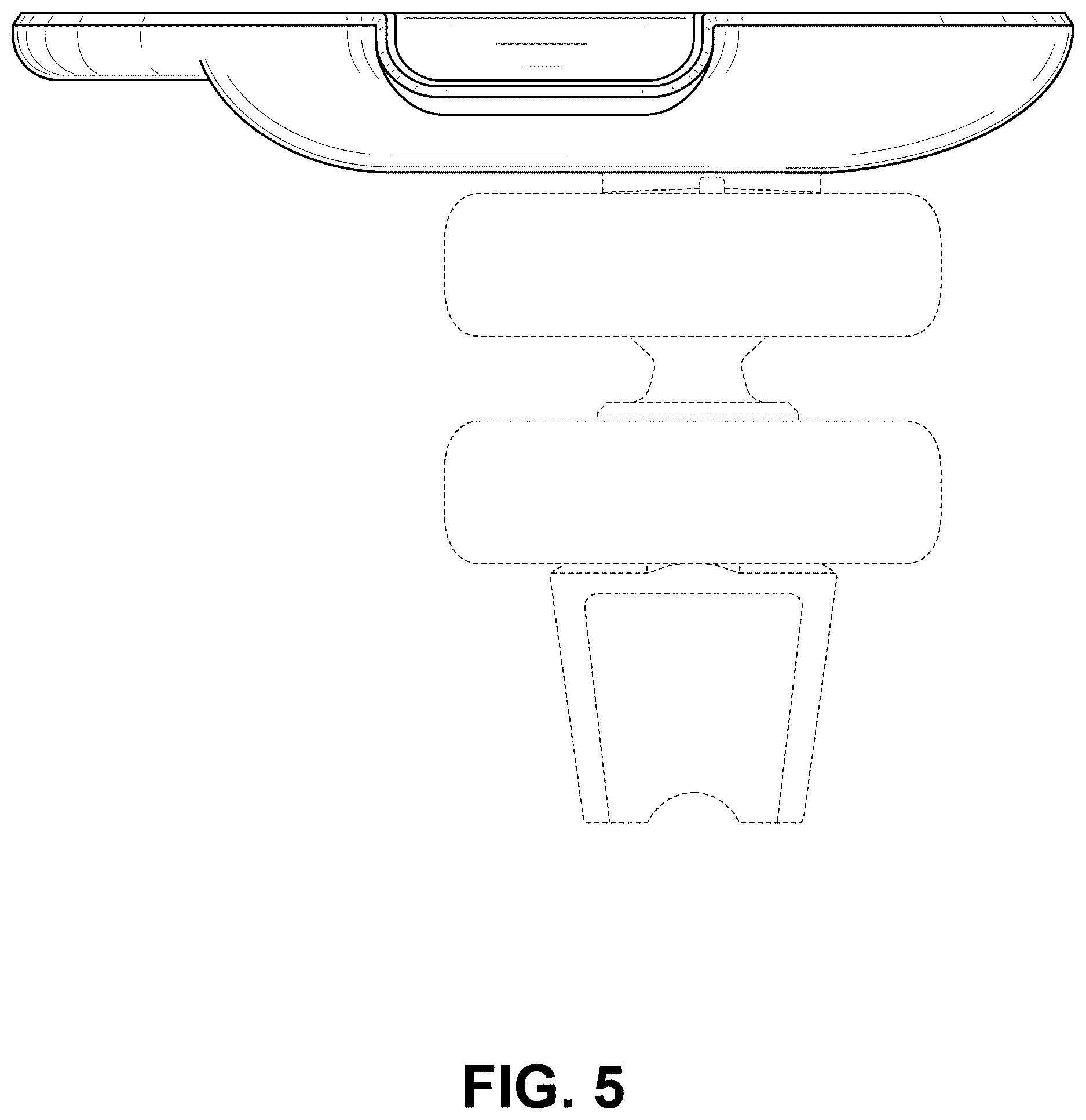 Patent USD1123913 Figure 5 – Magnetically-actuated device mount
