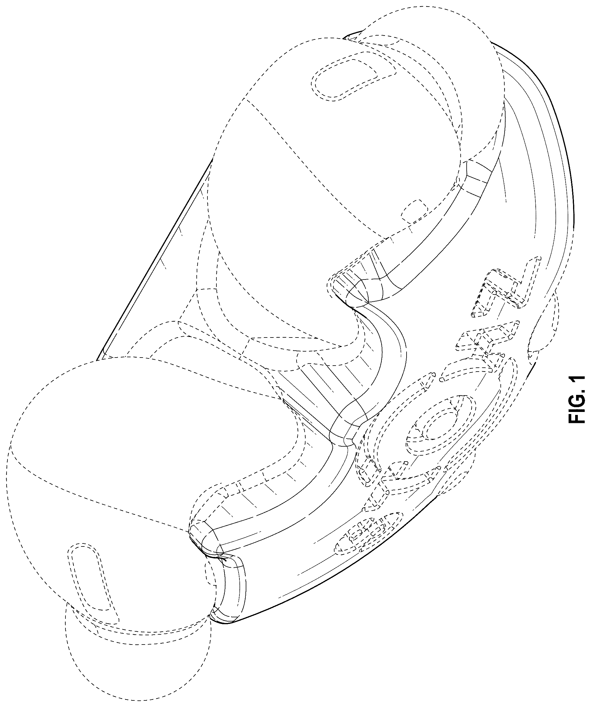 Patent USD1123914 Figure 1 – Affixable earphones receptacle