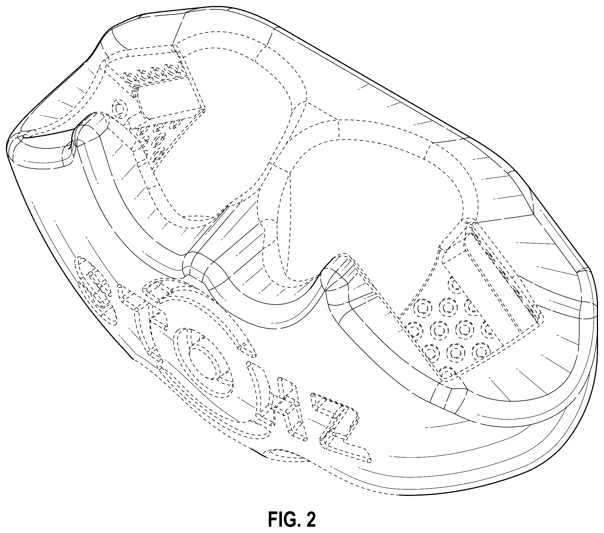 Patent USD1123914 Figure 2 – Affixable earphones receptacle