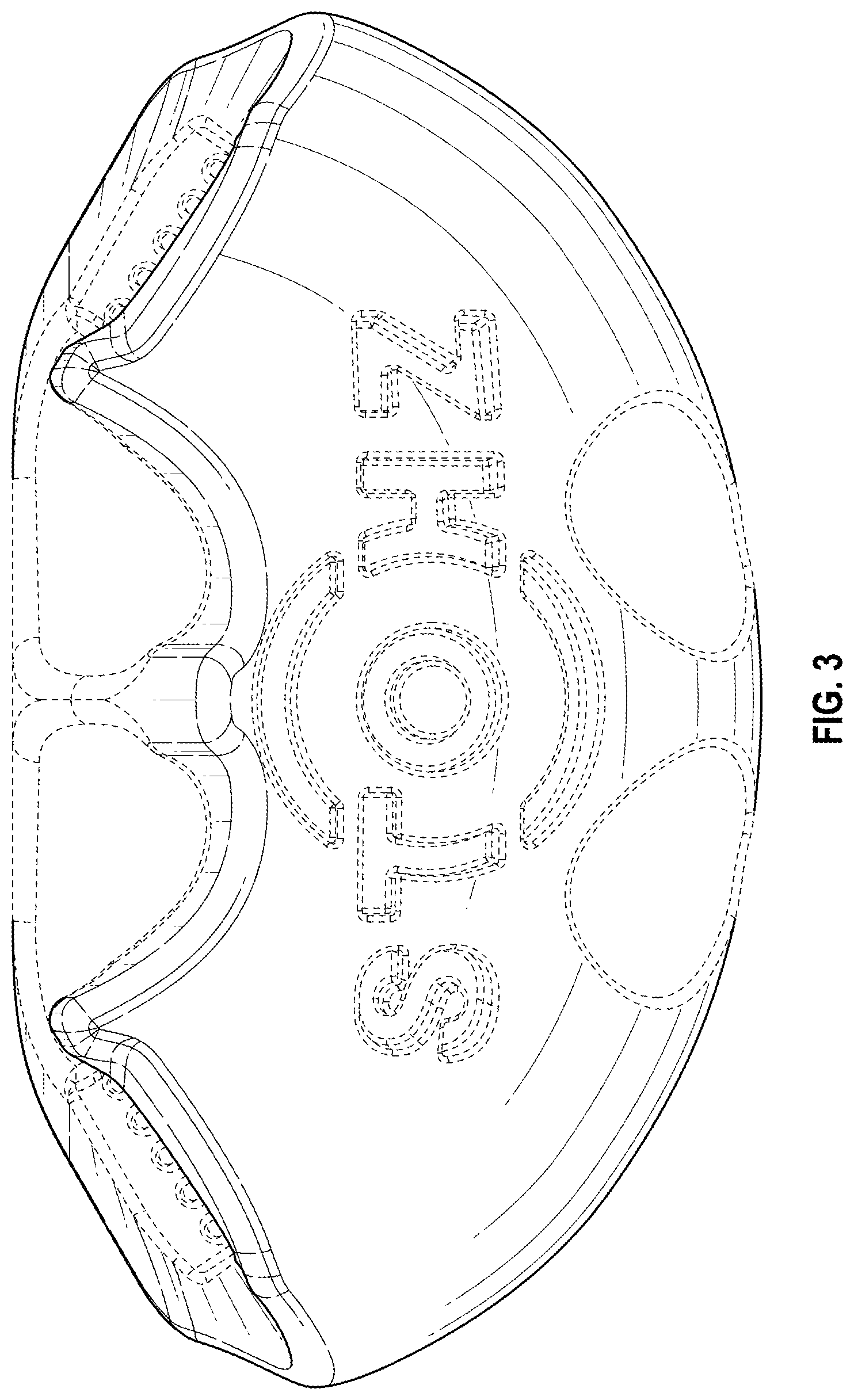 Patent USD1123914 Figure 3 – Affixable earphones receptacle