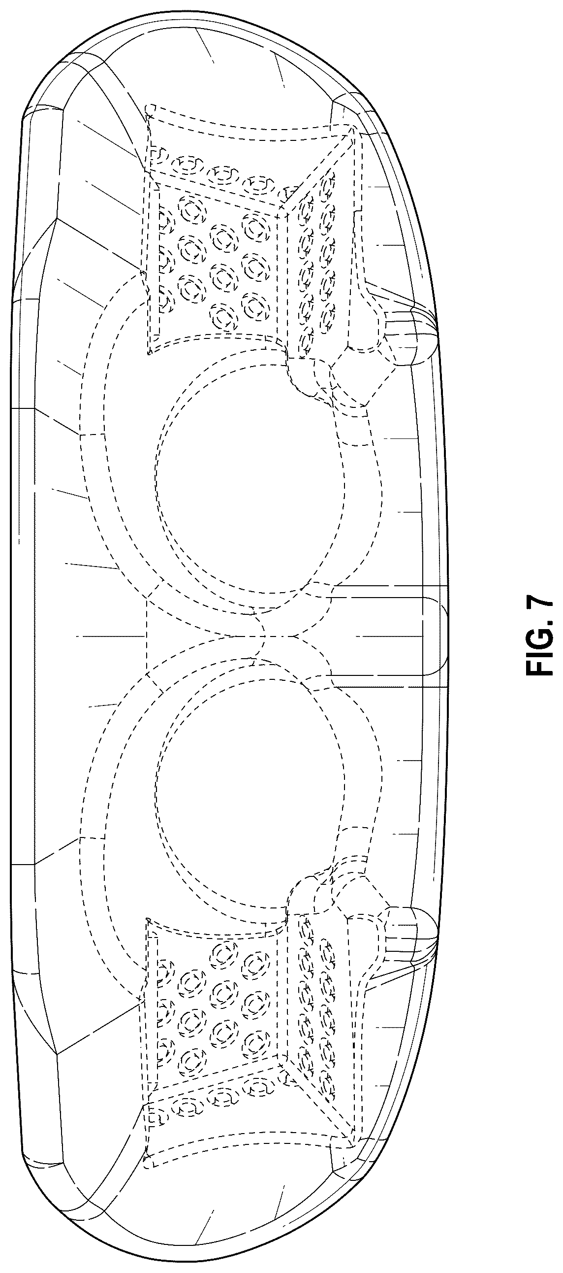 Patent USD1123914 Figure 6 – Affixable earphones receptacle