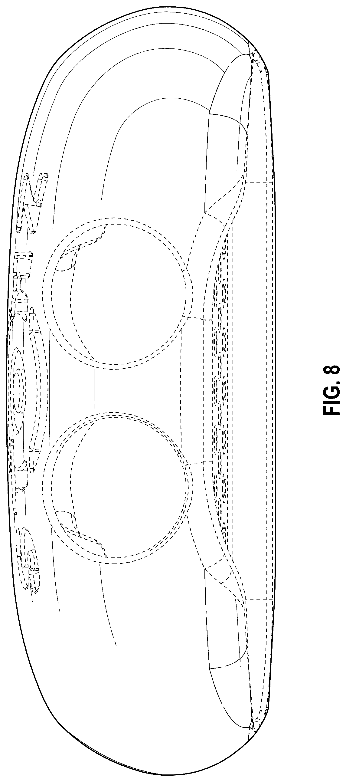 Patent USD1123914 Figure 7 – Affixable earphones receptacle