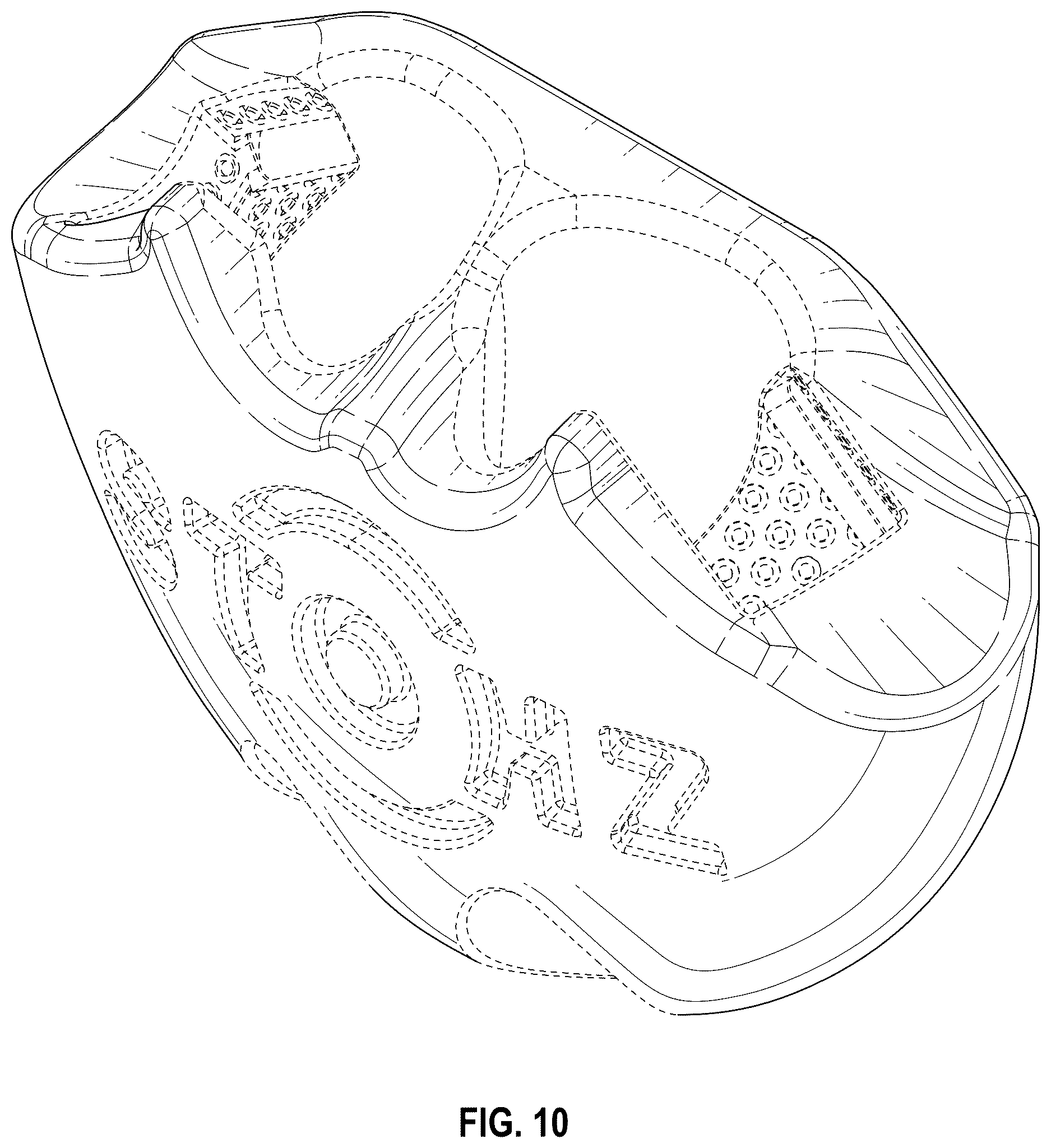 Patent USD1123914 Figure 9 – Affixable earphones receptacle