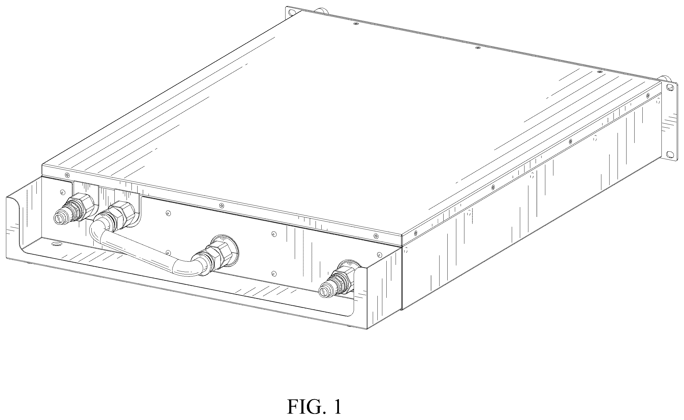 Patent USD1123918 Figure 1 – Modular liquid cooled server