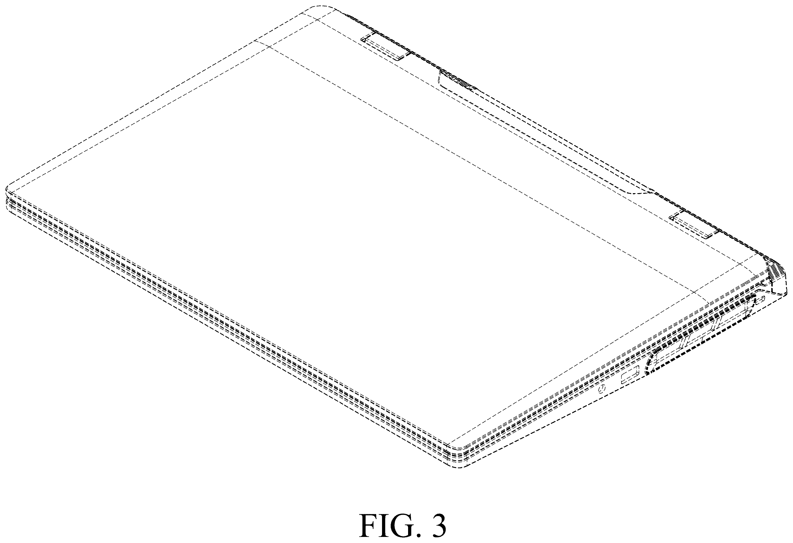 Patent USD1123919 Figure 3 – Notebook computer