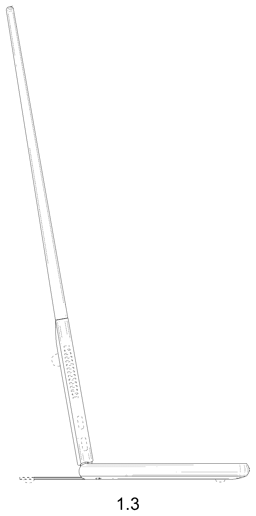 Patent USD1123920 Figure 3 – Laptop computer