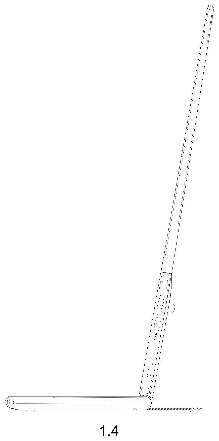 Patent USD1123920 Figure 4 – Laptop computer
