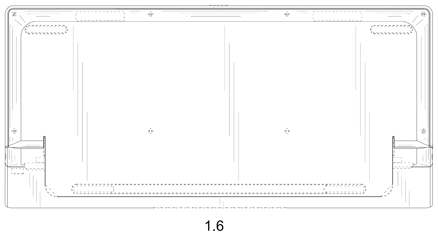 Patent USD1123920 Figure 6 – Laptop computer