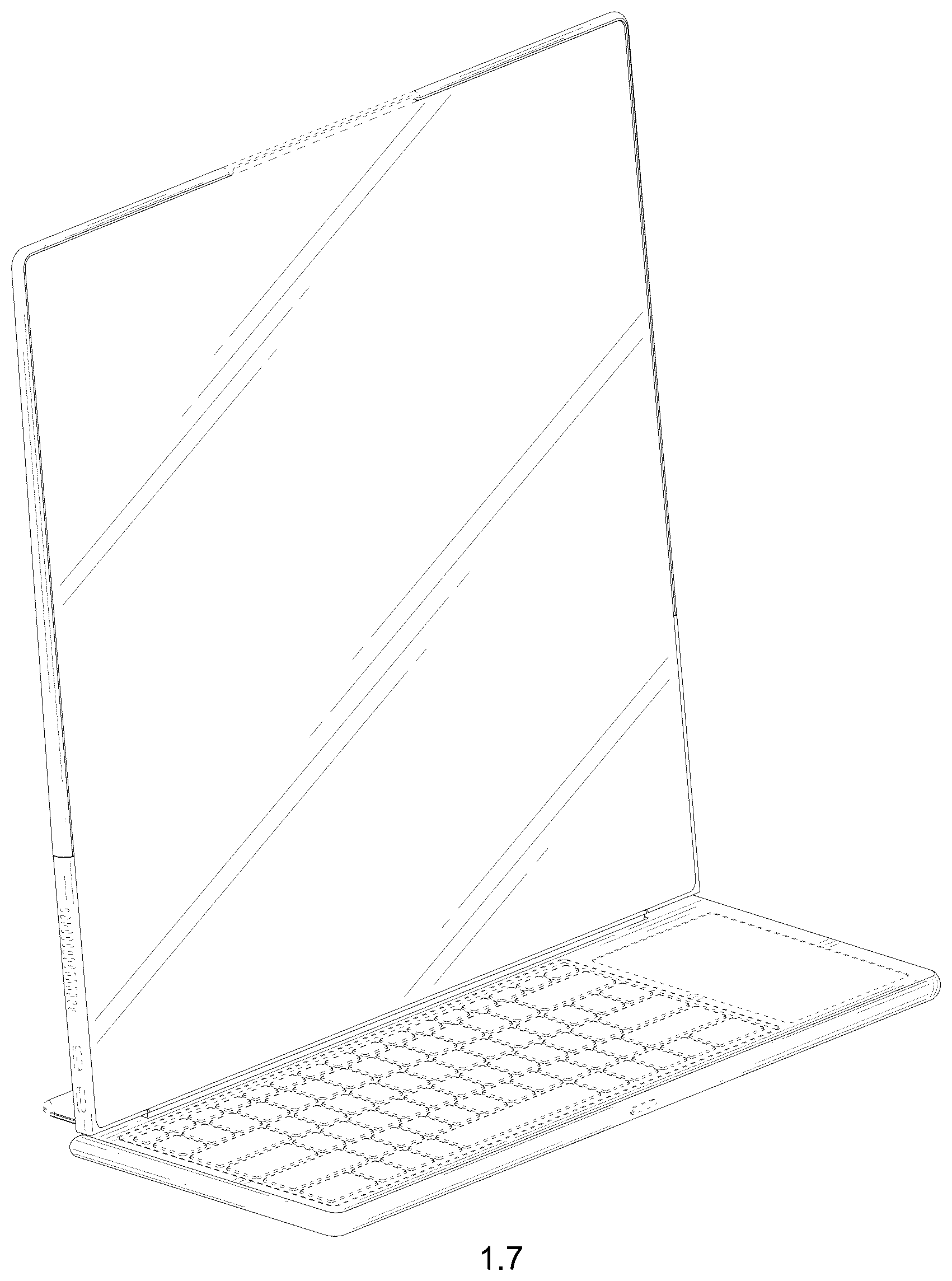 Patent USD1123920 Figure 7 – Laptop computer