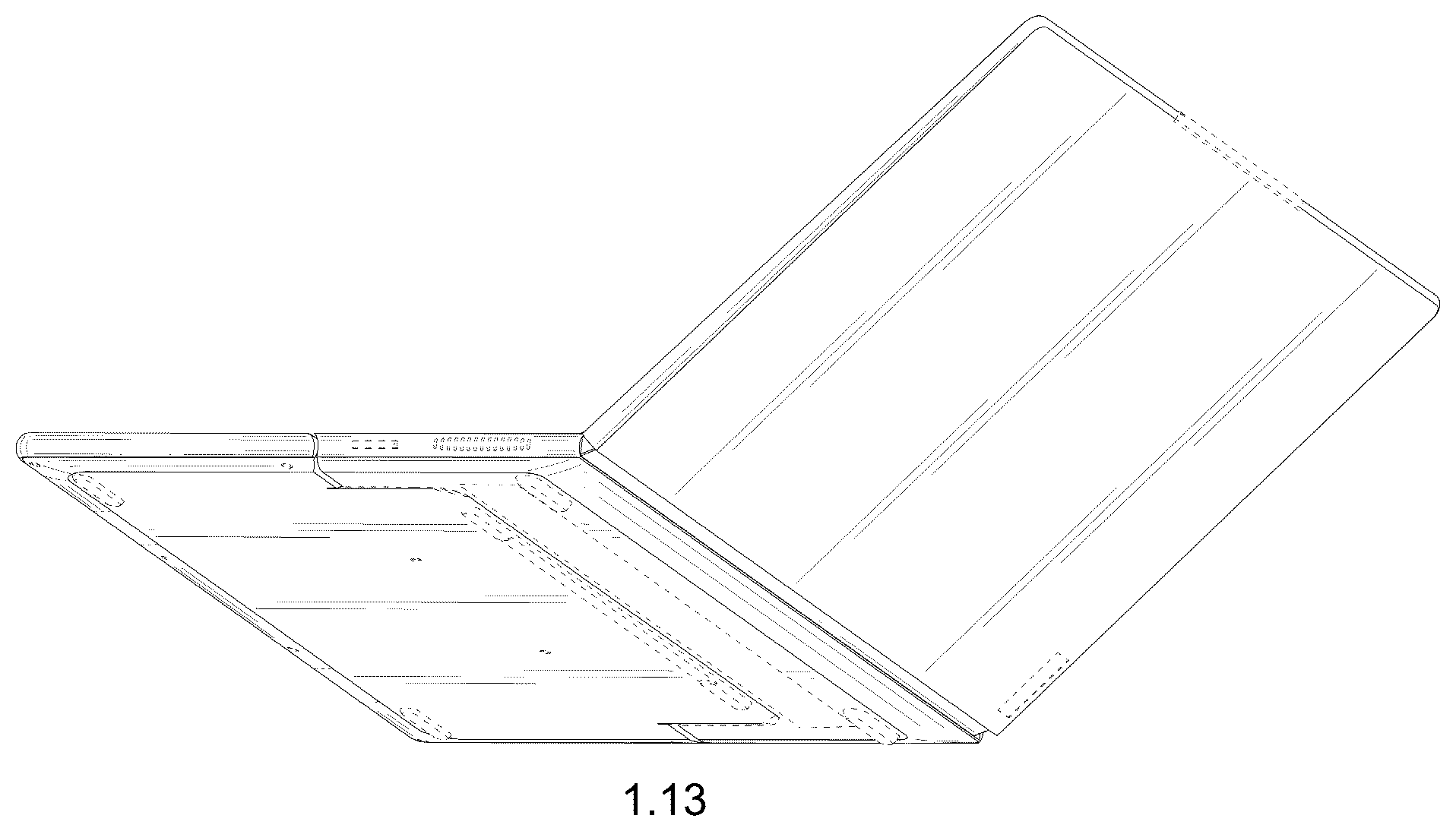 Patent USD1123920 Figure 13 – Laptop computer