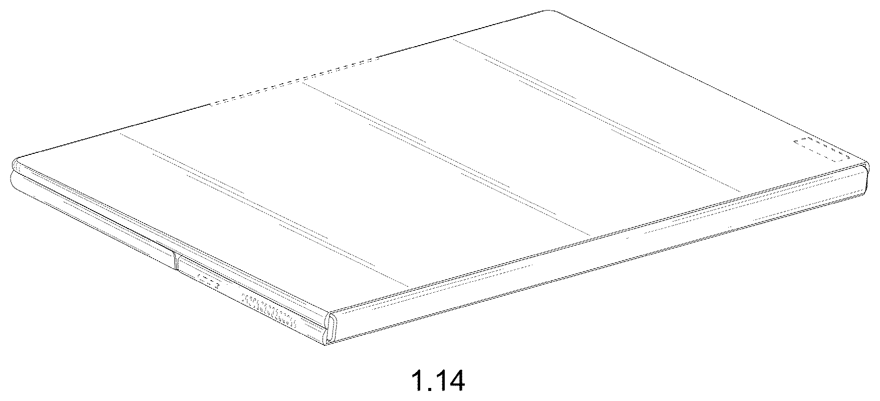 Patent USD1123920 Figure 14 – Laptop computer