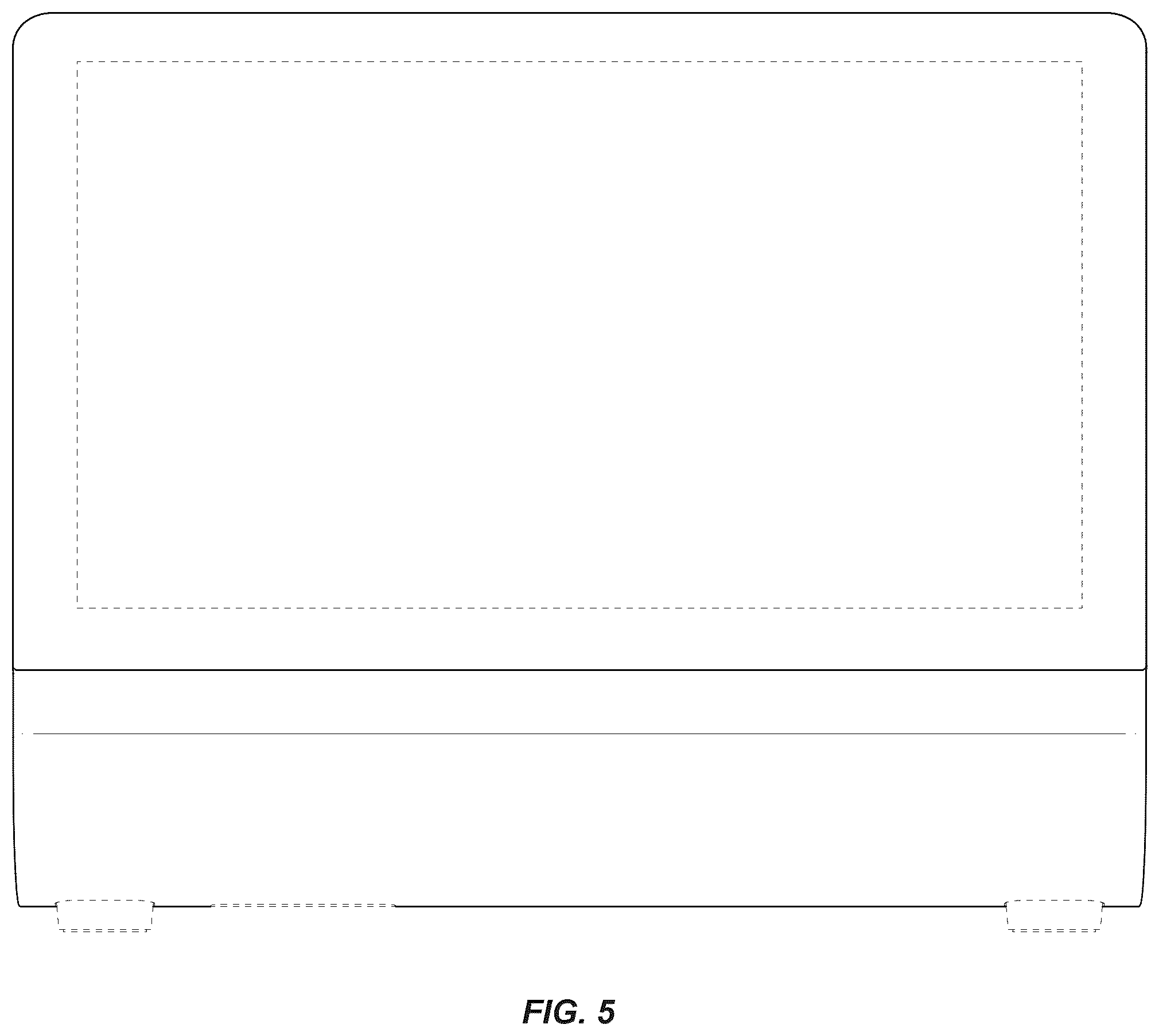 Patent USD1123923 Figure 5 – Display stand and/or stand with display
