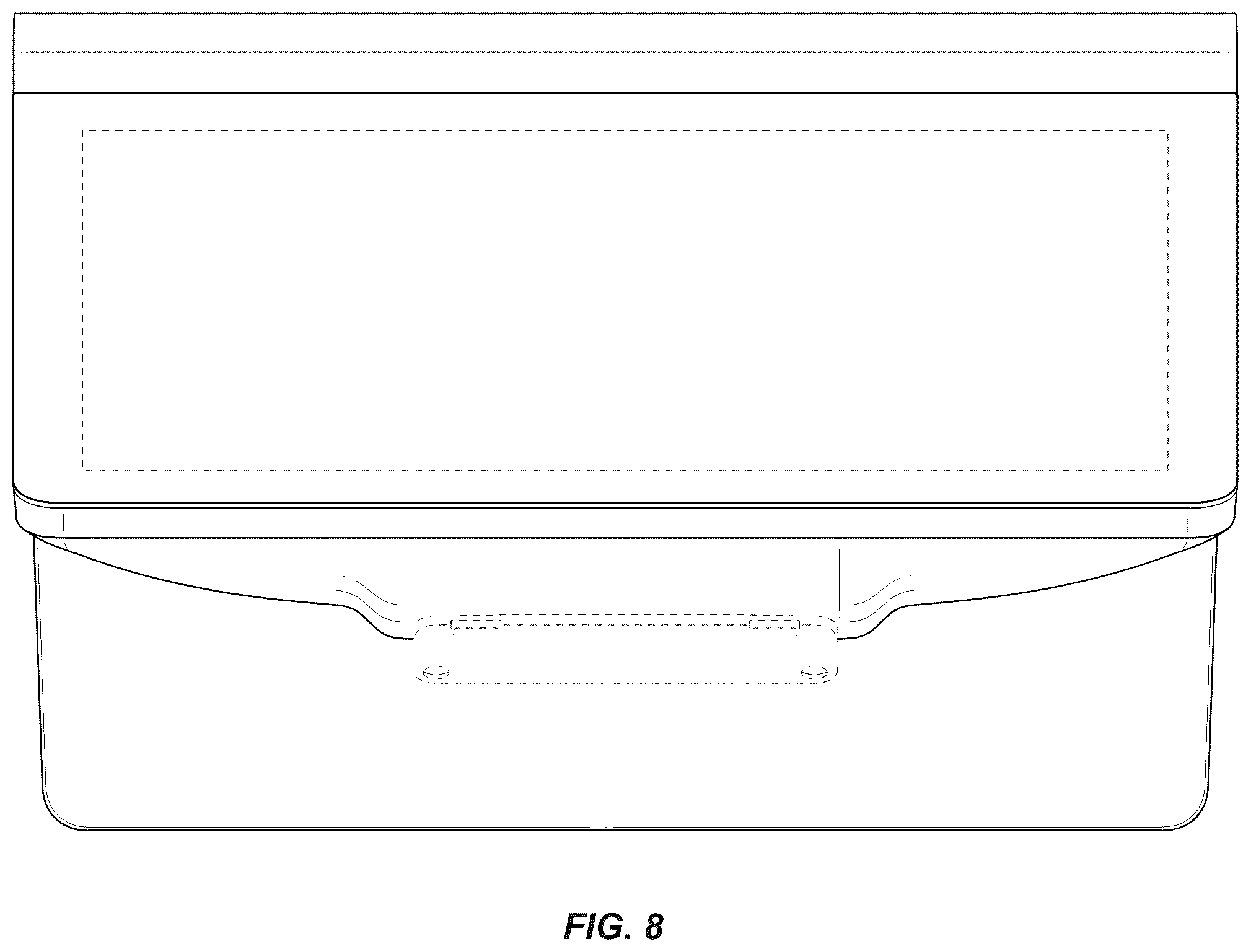 Patent USD1123923 Figure 8 – Display stand and/or stand with display