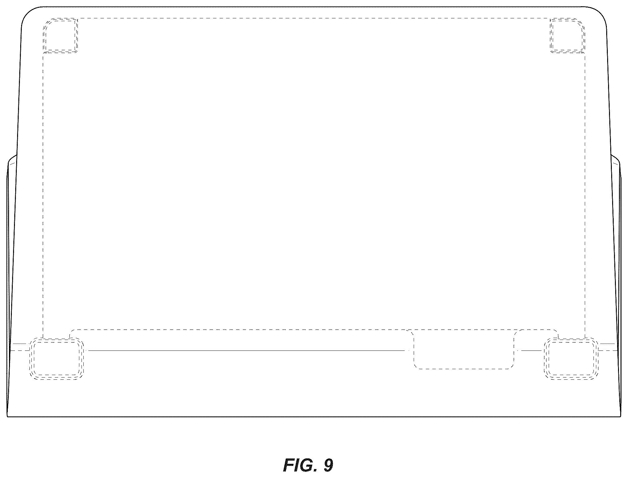 Patent USD1123923 Figure 9 – Display stand and/or stand with display