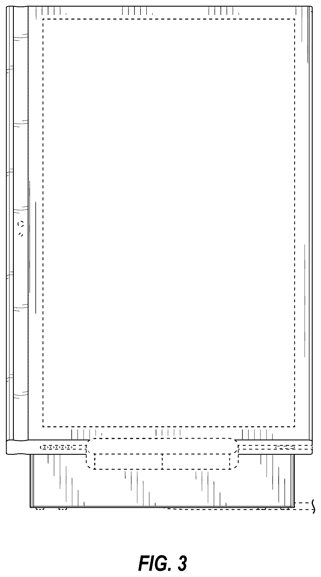 Patent USD1123924 Figure 3 – Computer tablet and stand