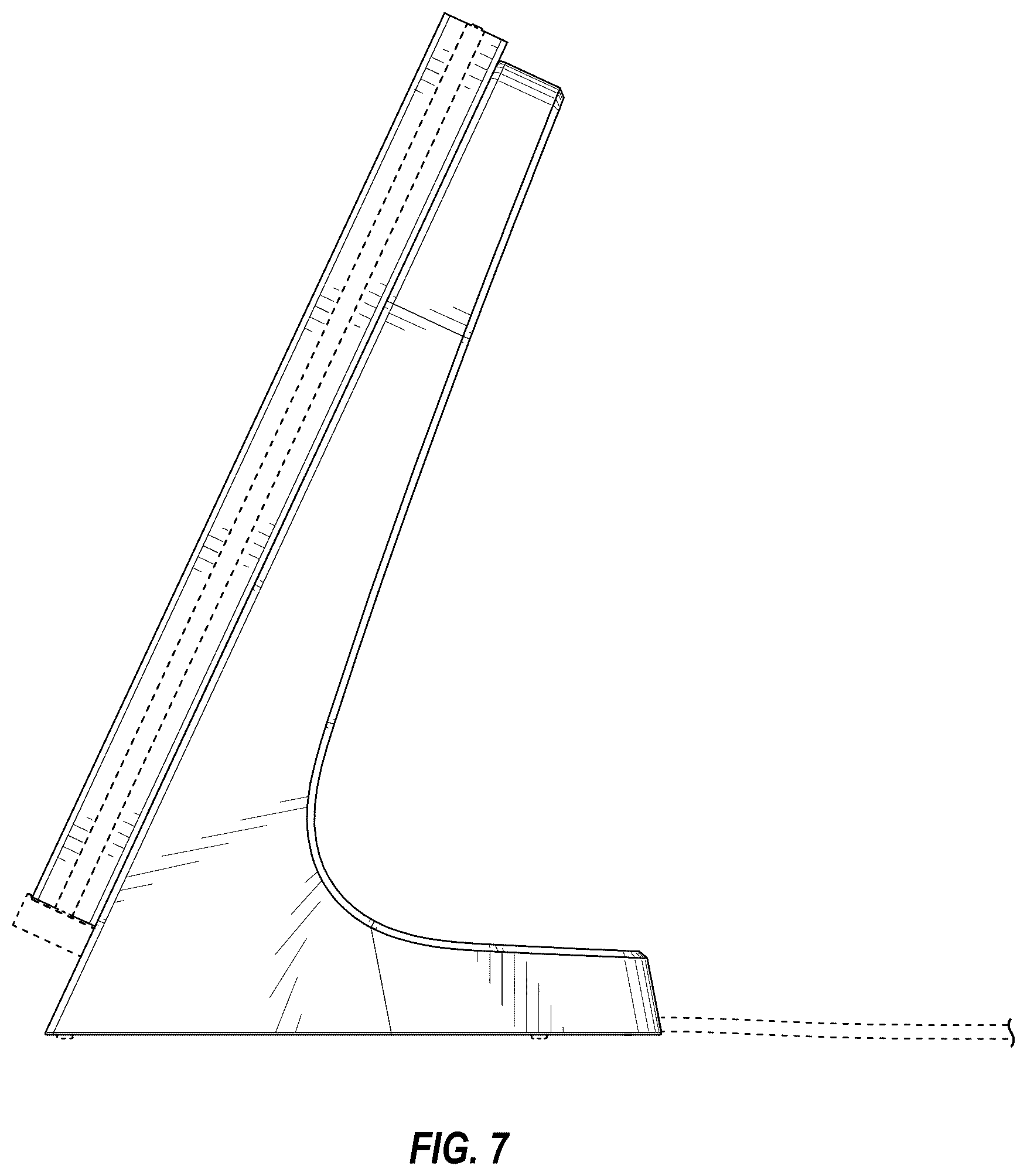 Patent USD1123924 Figure 7 – Computer tablet and stand
