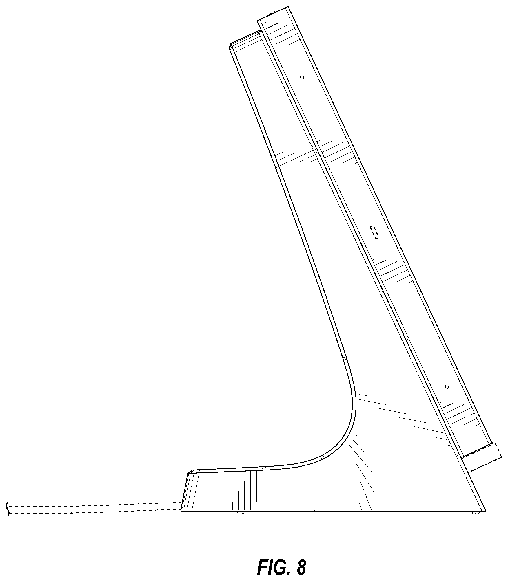 Patent USD1123924 Figure 8 – Computer tablet and stand