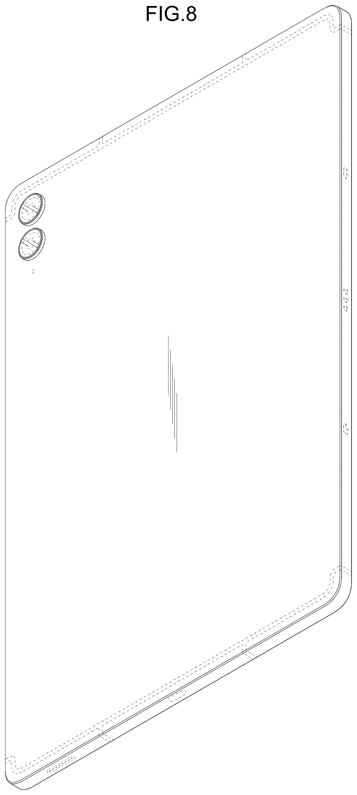 Patent USD1123926 Figure 6 – Electronic device