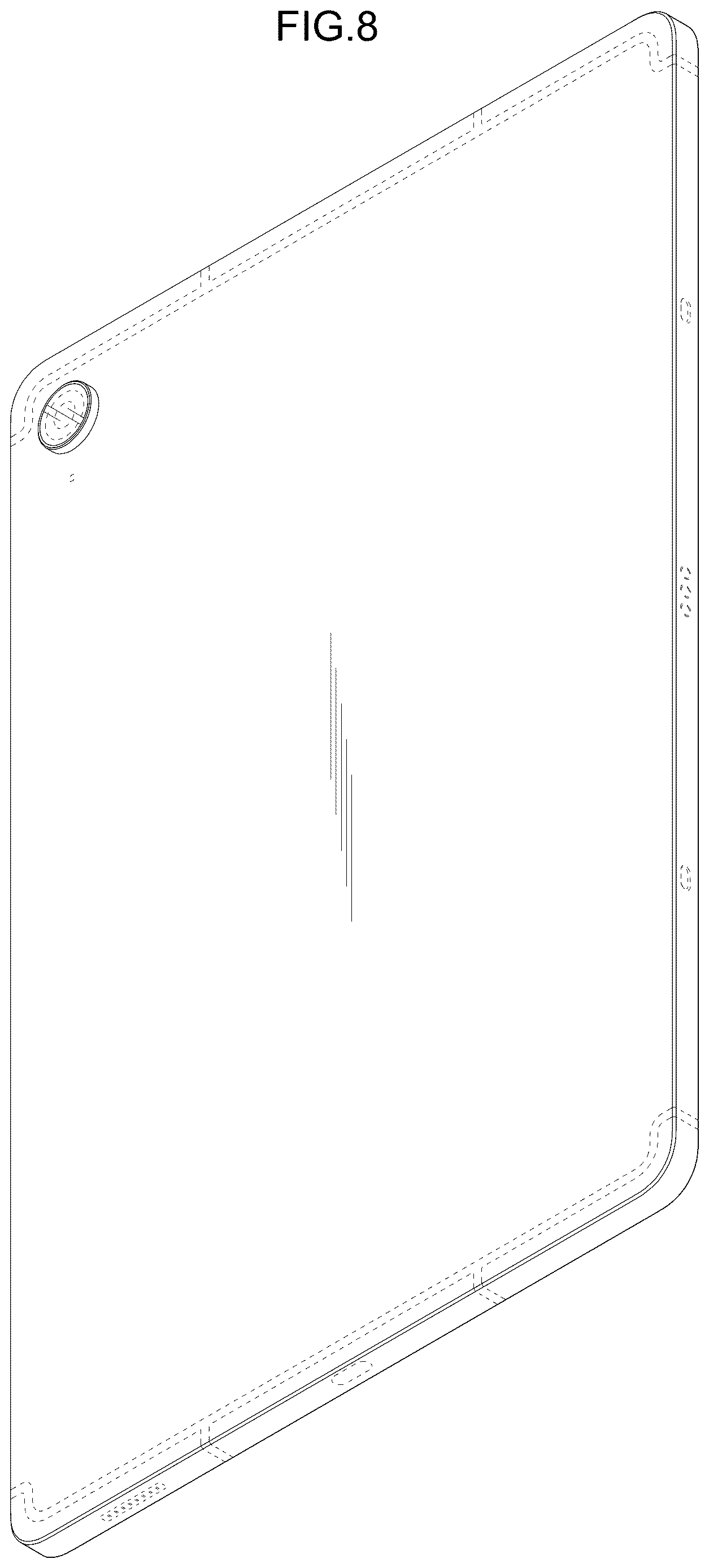 Patent USD1123927 Figure 6 – Electronic device