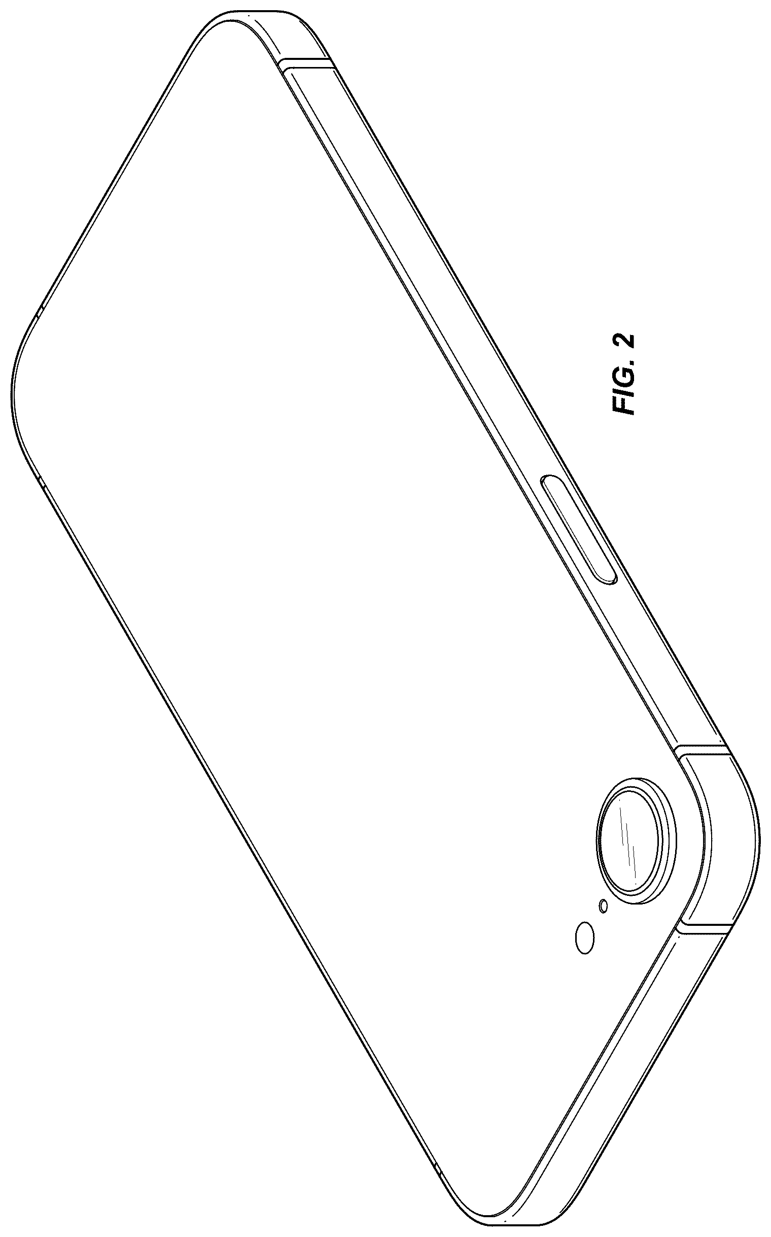 Patent USD1123928 Figure 2 – Electronic device