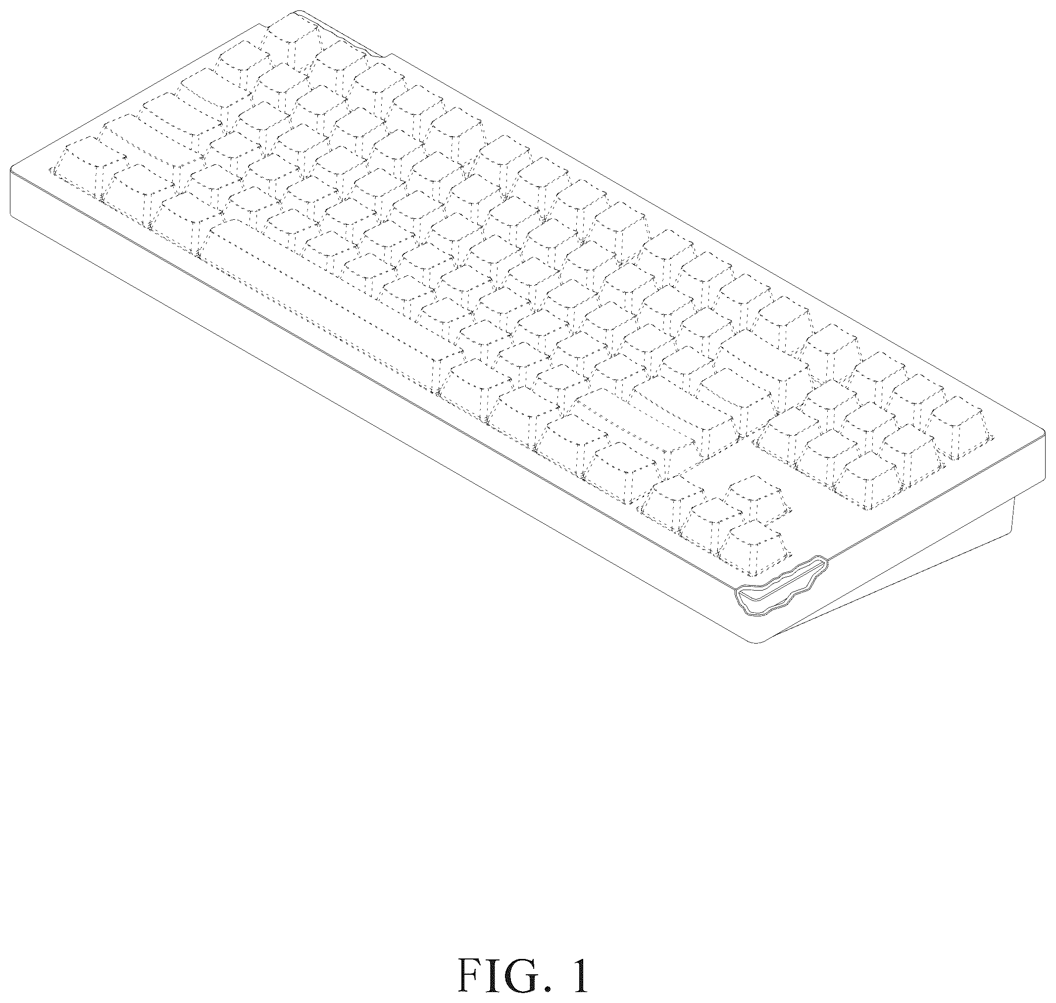 Patent USD1123933 Figure 1 – Keyboard