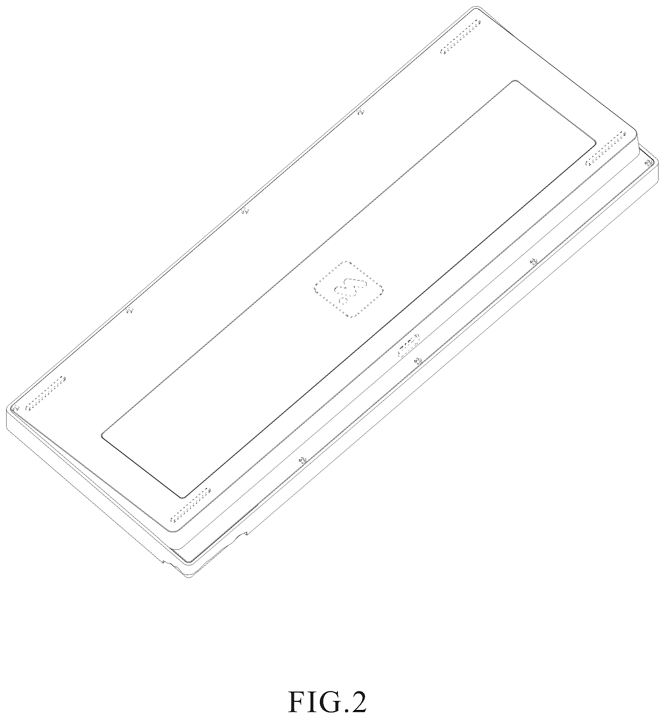 Patent USD1123933 Figure 2 – Keyboard