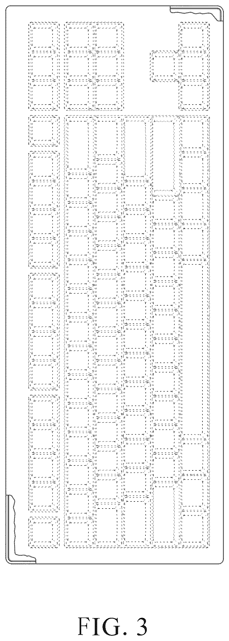 Patent USD1123933 Figure 3 – Keyboard