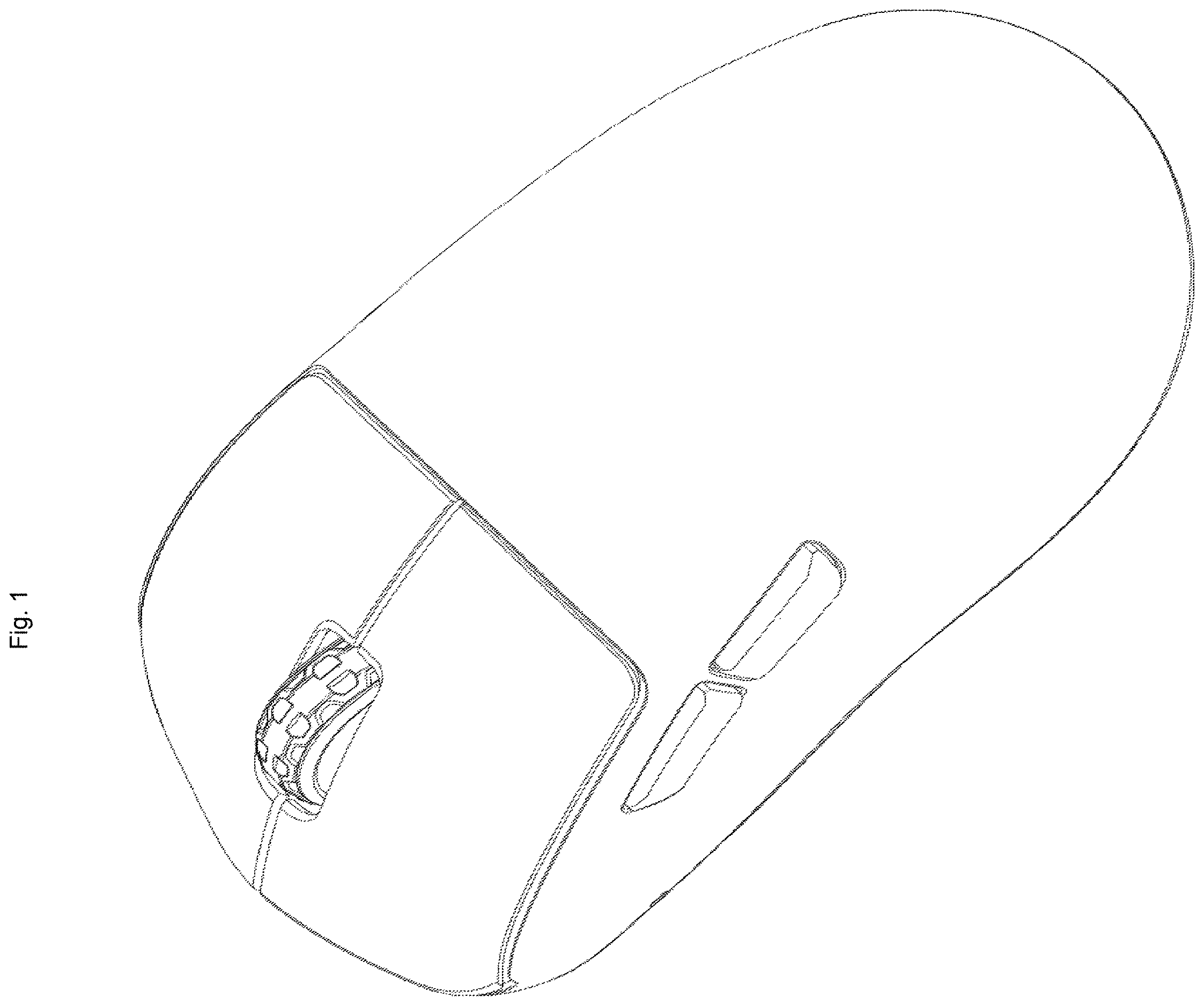 Patent USD1123934 — Computer mouse — Figure 1