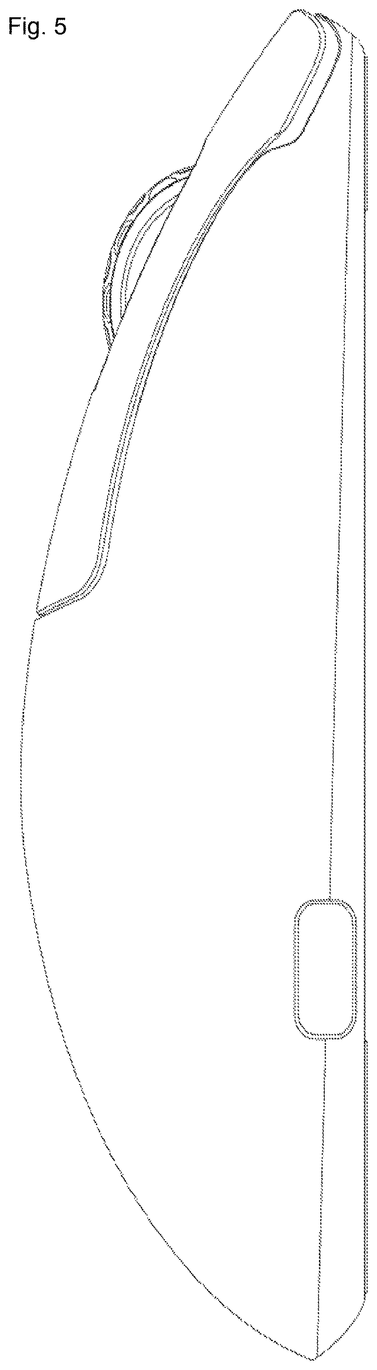 Patent USD1123934 Figure 5 – Computer mouse