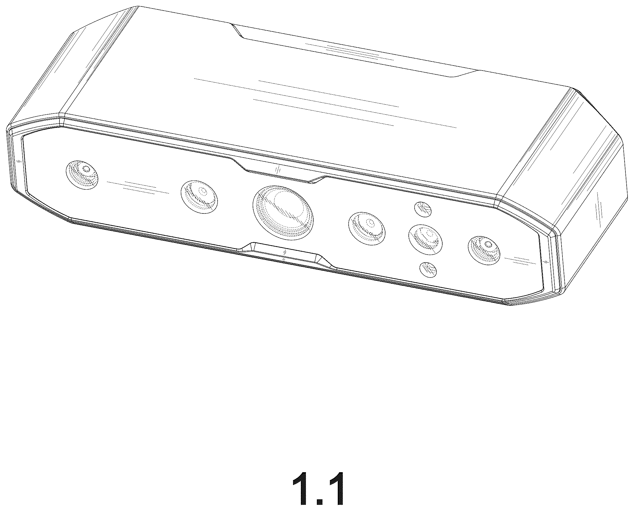Patent USD1123937 Figure 1 – Data processing scanner