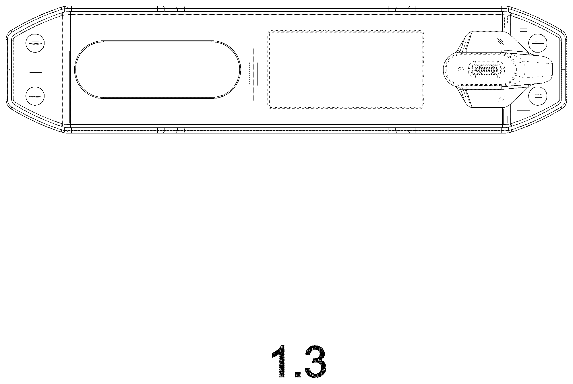 Patent USD1123937 Figure 3 – Data processing scanner