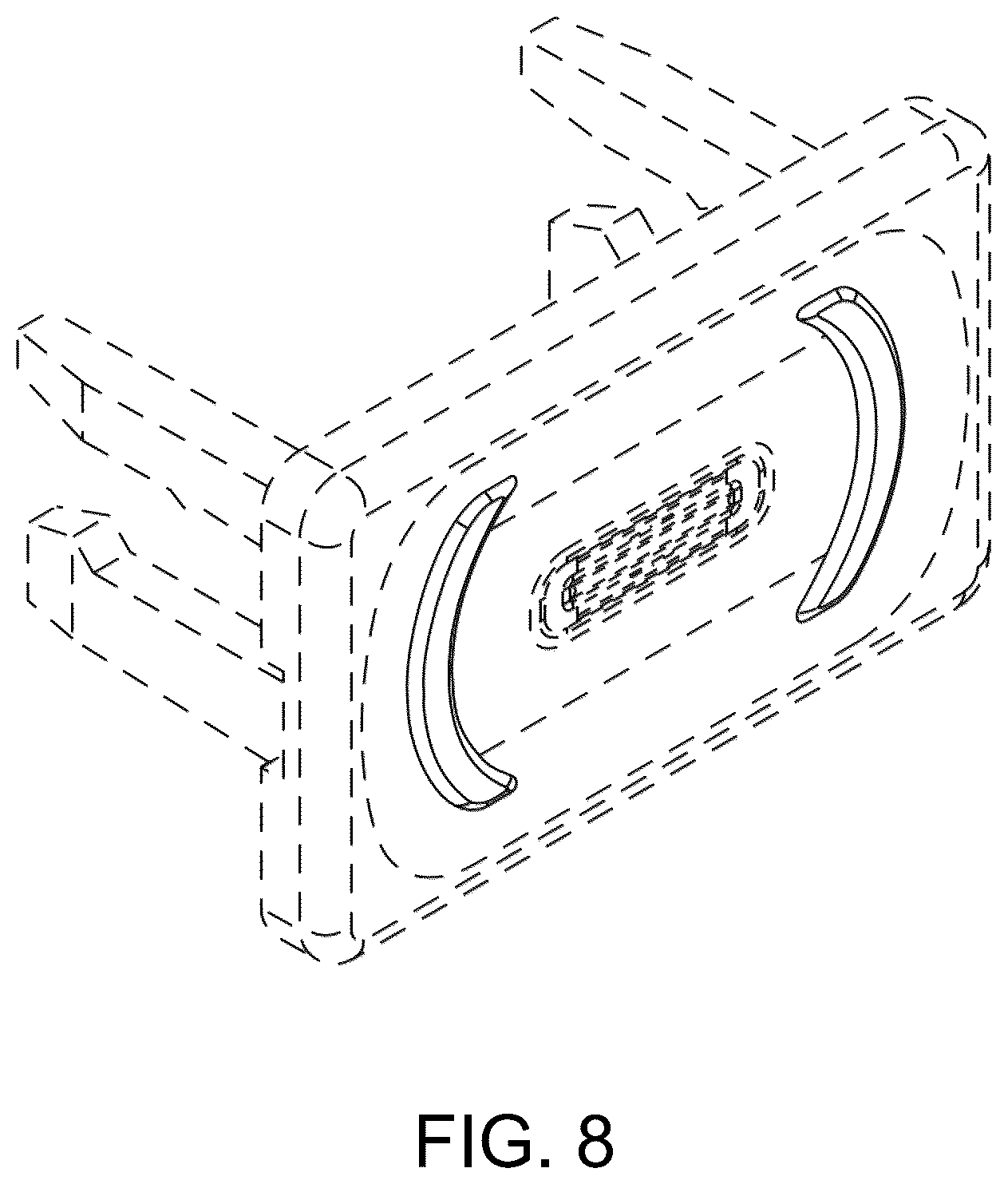 Patent USD1123938 Figure 8 – Connection socket for universal serial bus