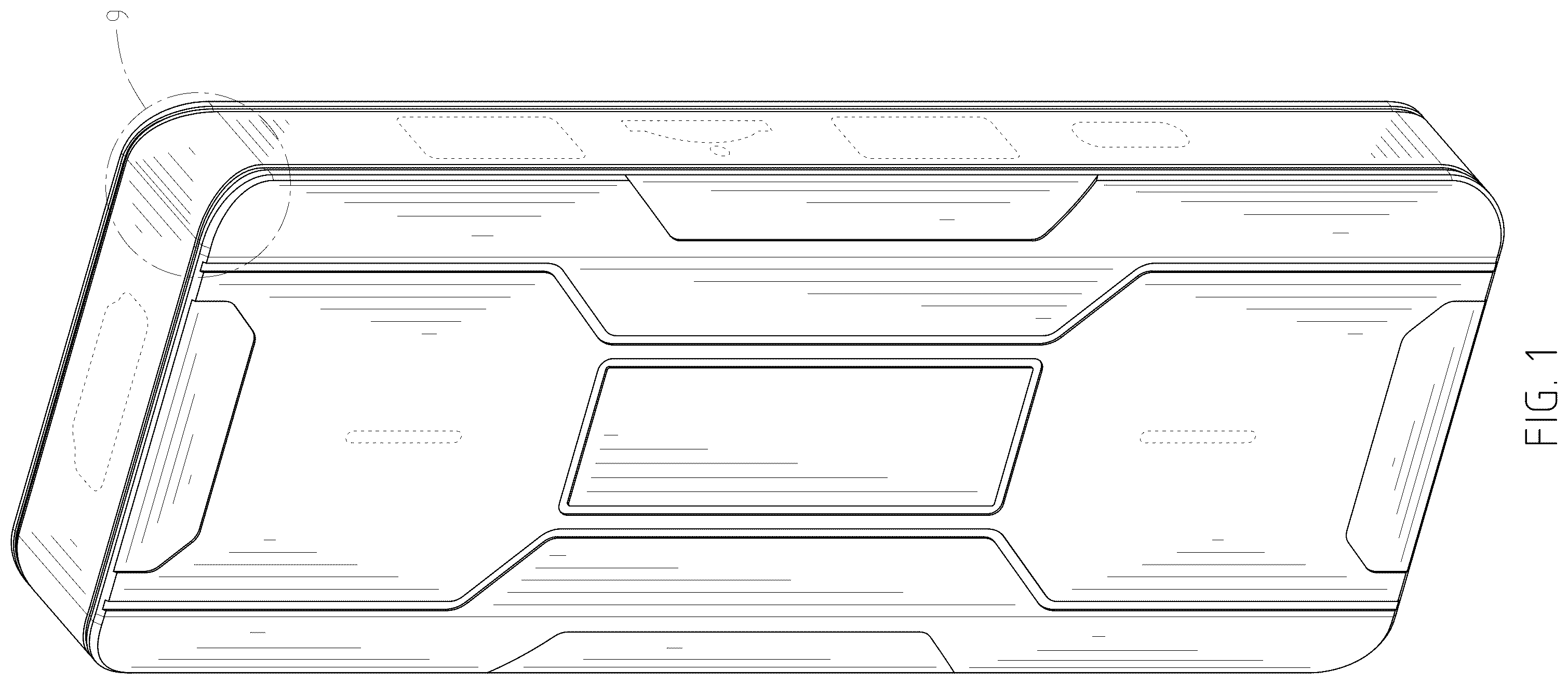 Patent USD1123940 — Portable cloud terminal — Figure 1