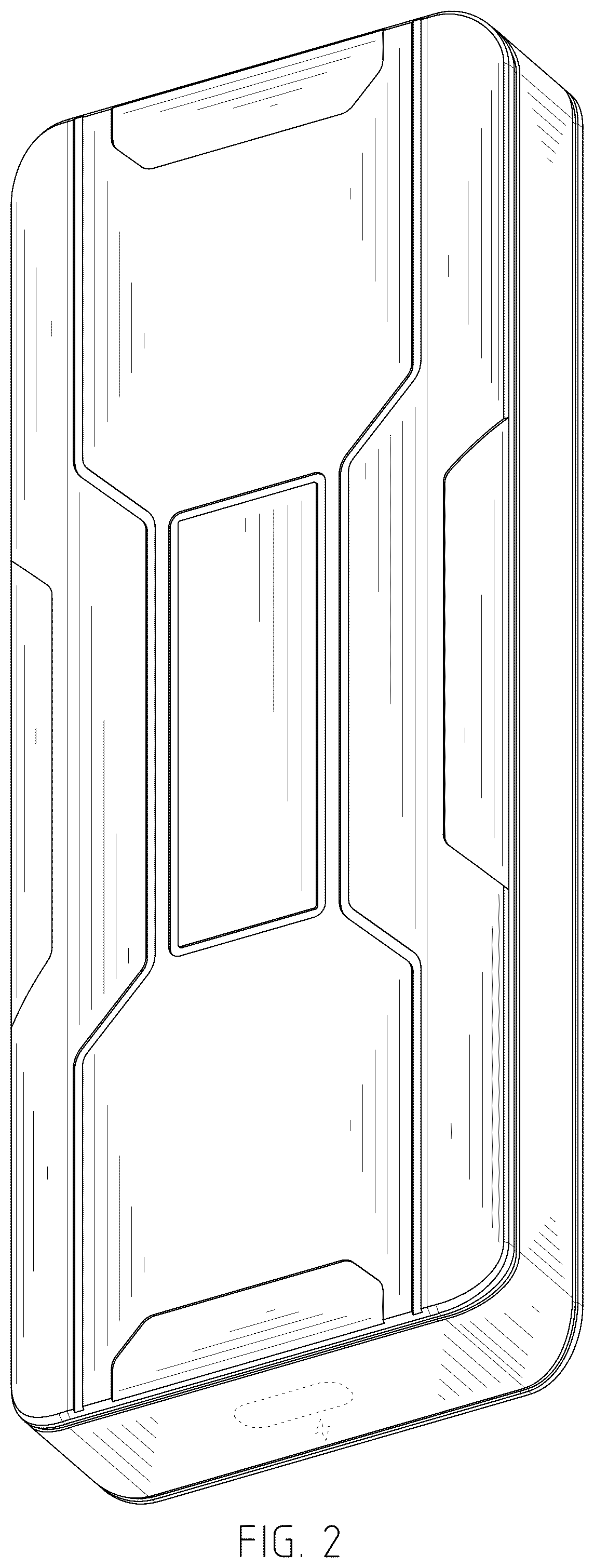 Patent USD1123940 Figure 2 – Portable cloud terminal