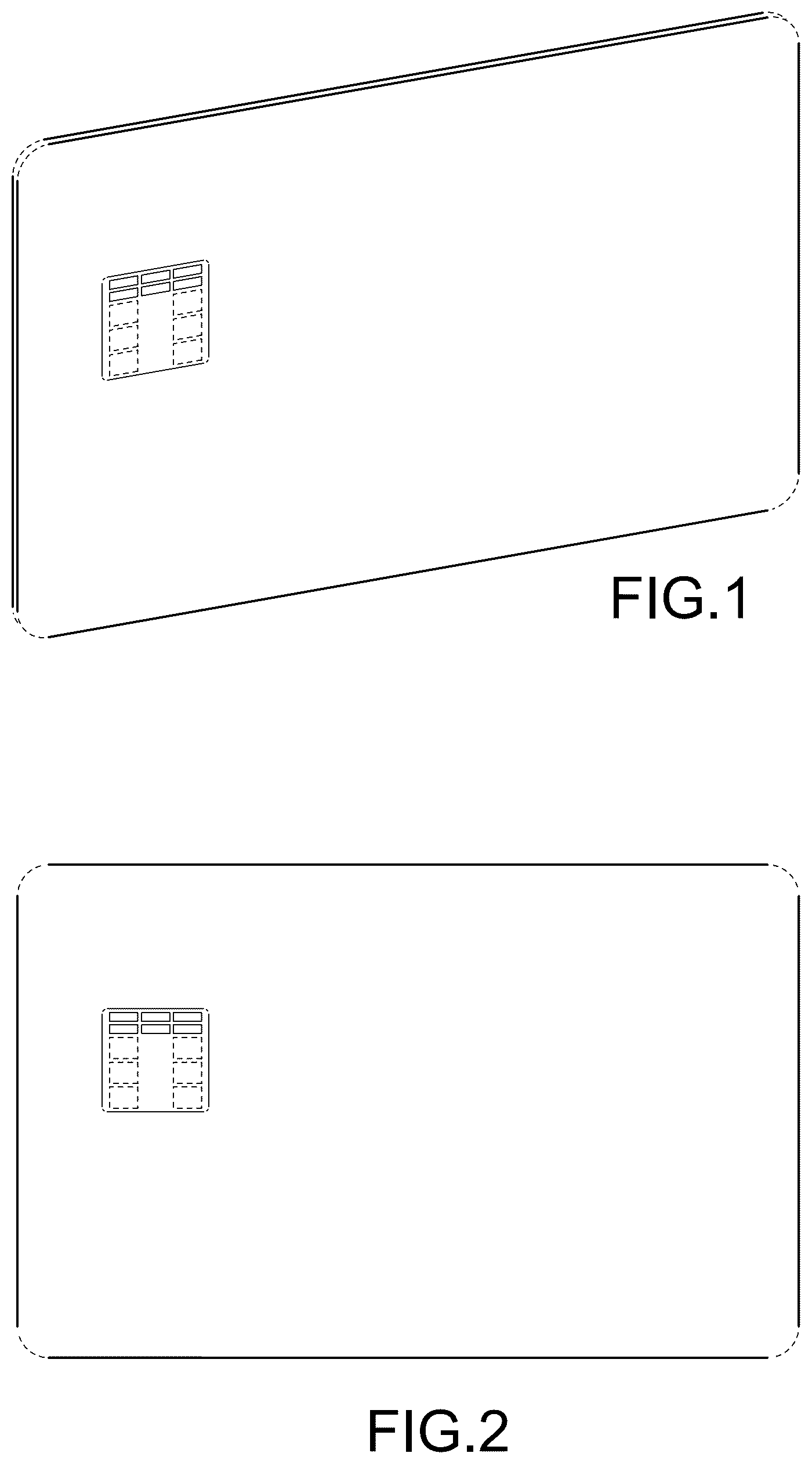 Patent USD1123941 Figure 1 – Smart card interface