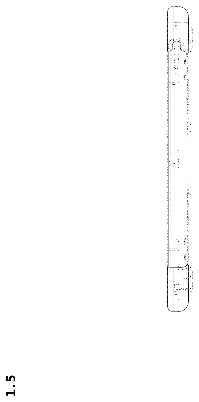 Patent USD1123943 Figure 5 – Tablet case