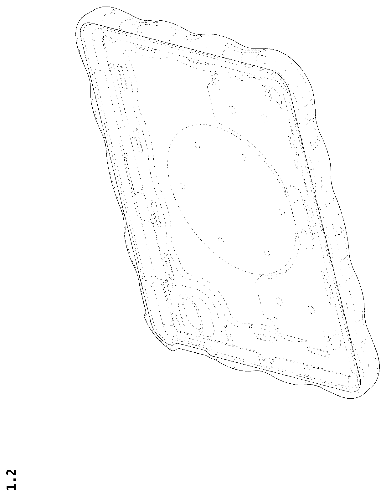 Patent USD1123944 Figure 2 – Tablet case