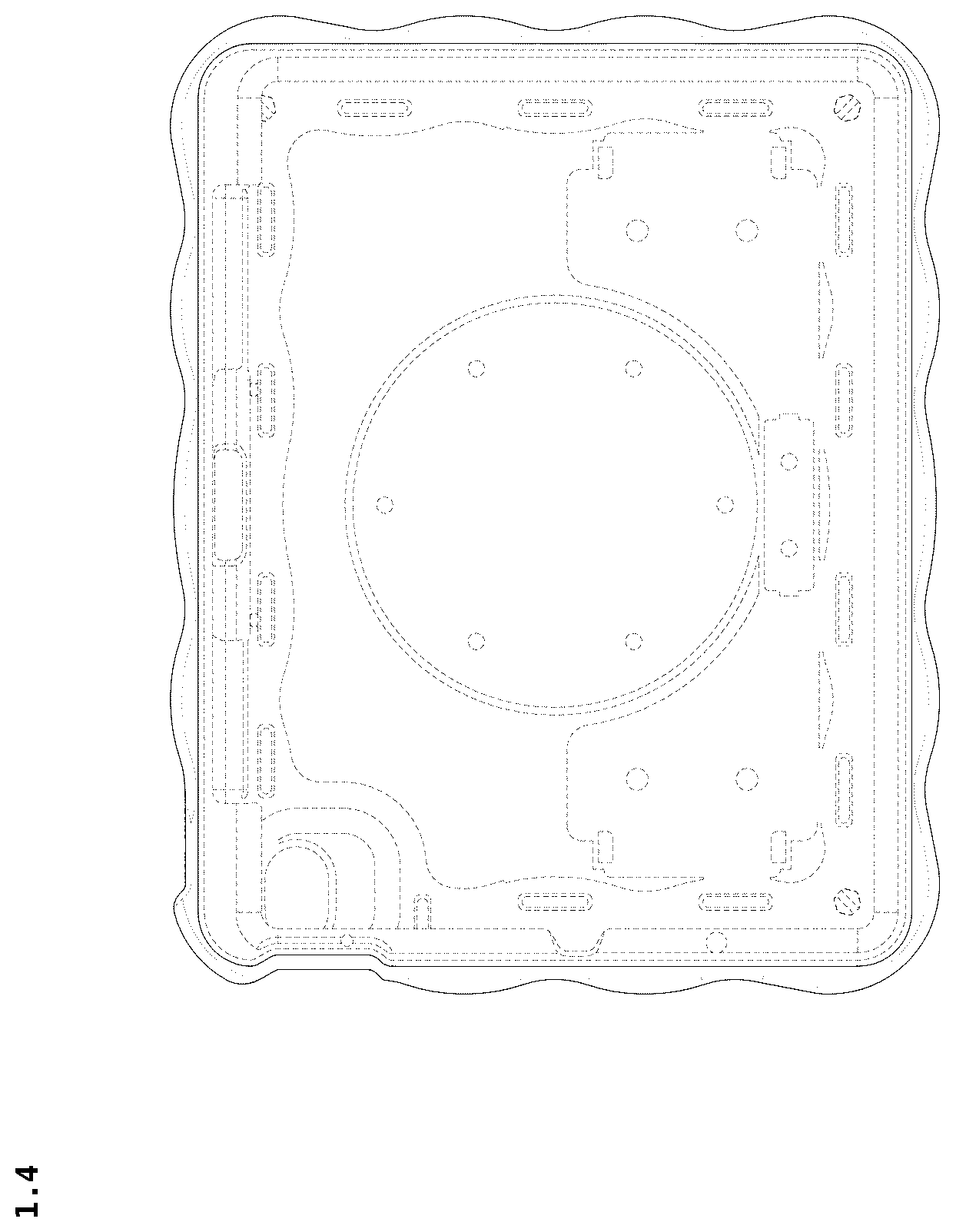 Patent USD1123944 Figure 4 – Tablet case