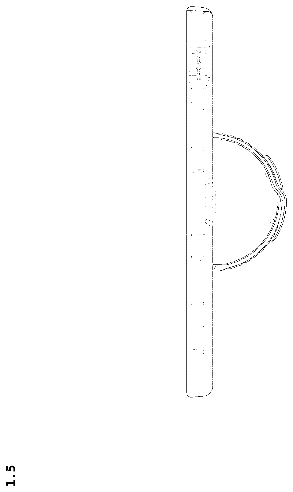 Patent USD1123944 Figure 5 – Tablet case