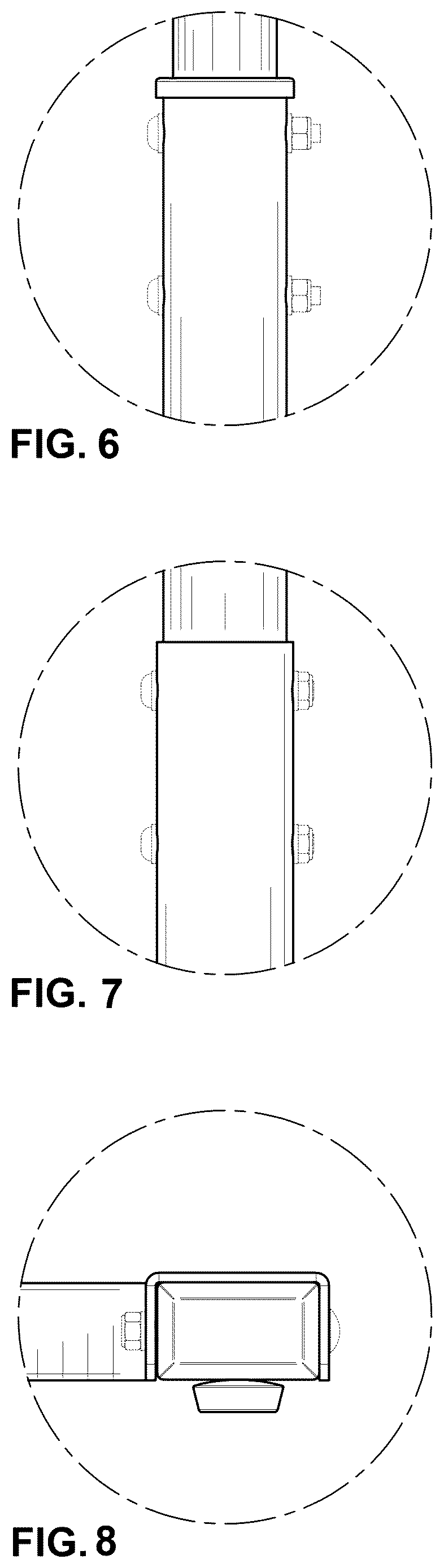 Patent USD1123945 Figure 5 – Display stand